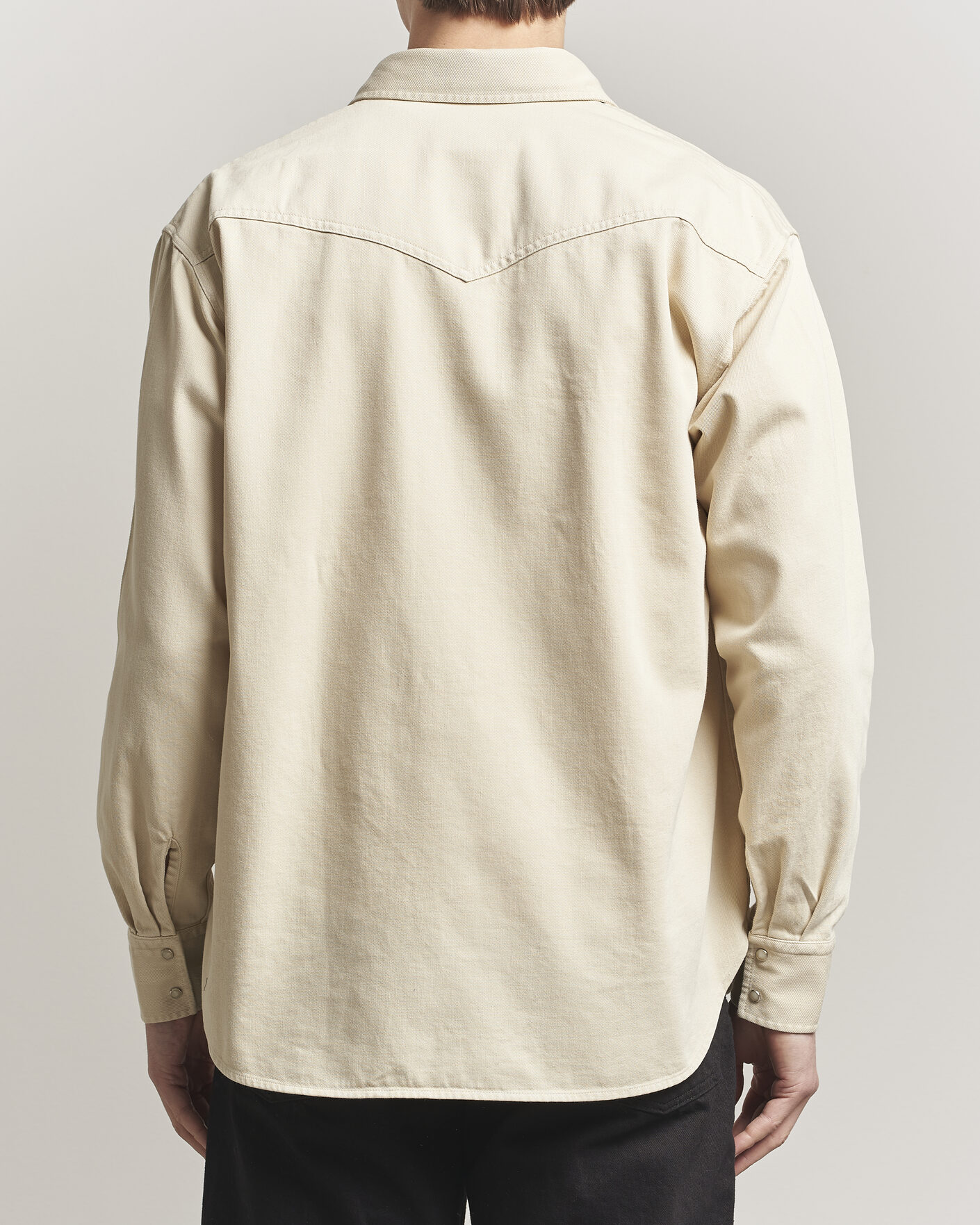 Uomini | Camicie | NN07 | Ricky Western Denim Shirt Ivory