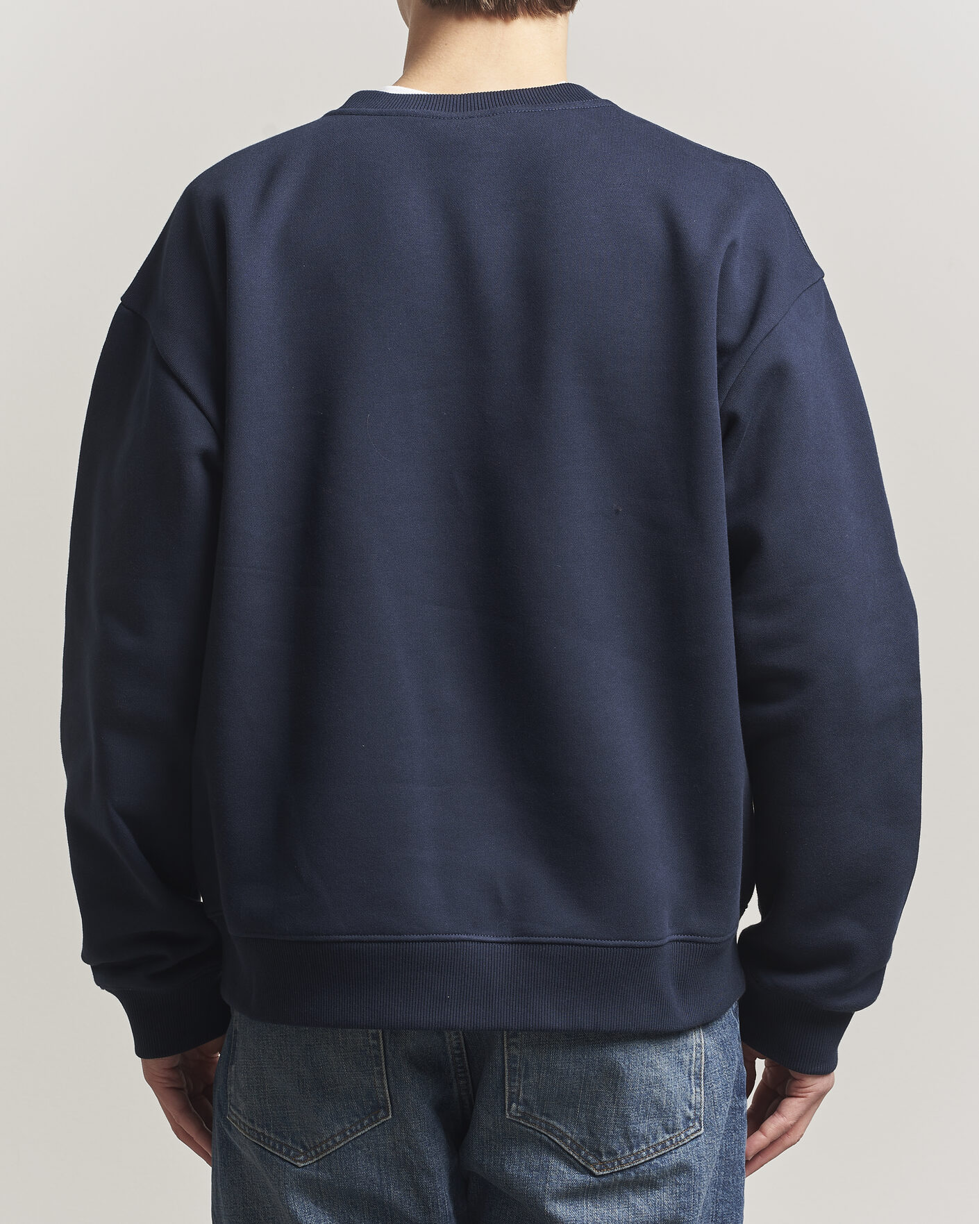 Uomini | Maglieria | NN07 | David Crew Neck Sweatshirt Navy Blue