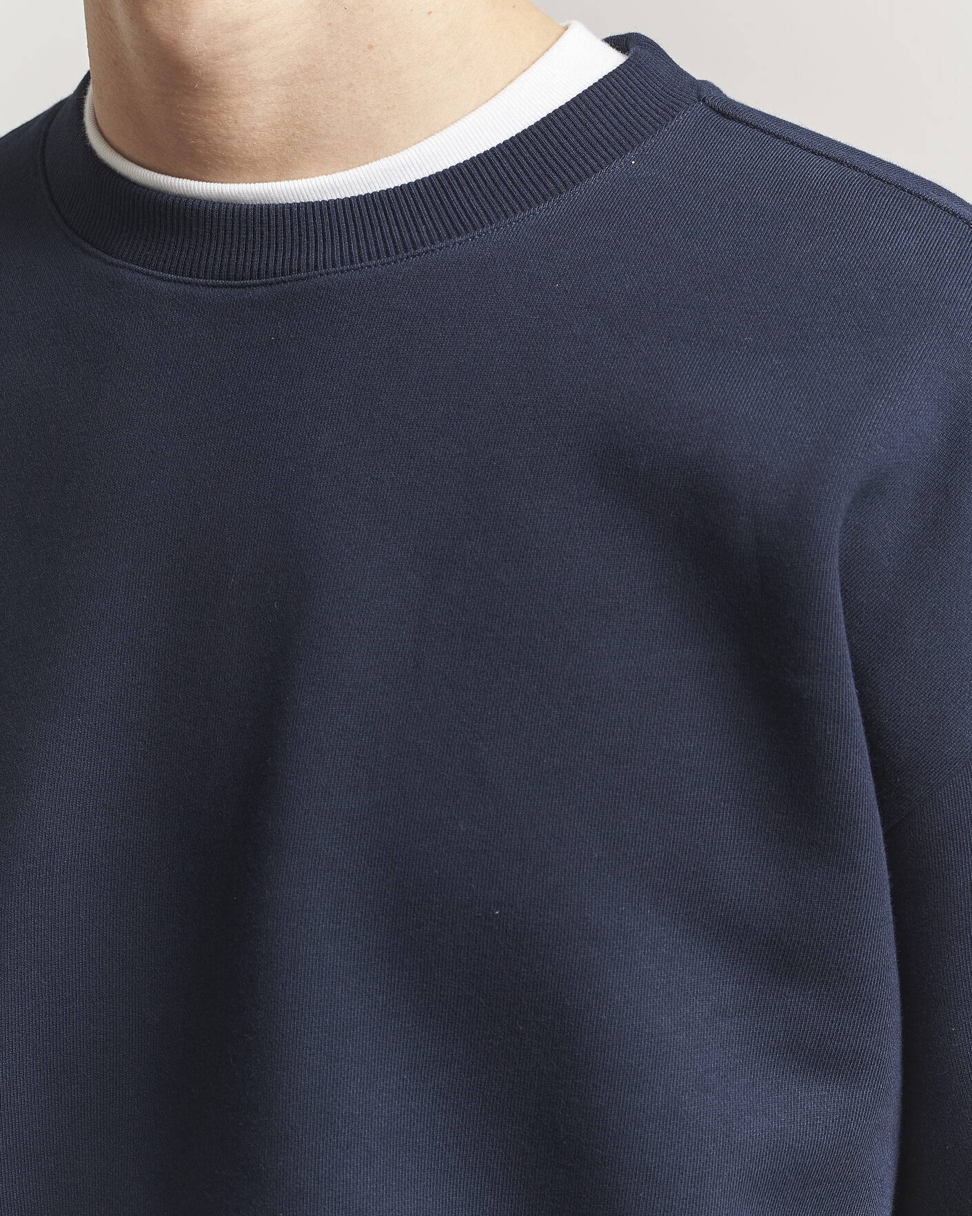 Uomini | Maglieria | NN07 | David Crew Neck Sweatshirt Navy Blue