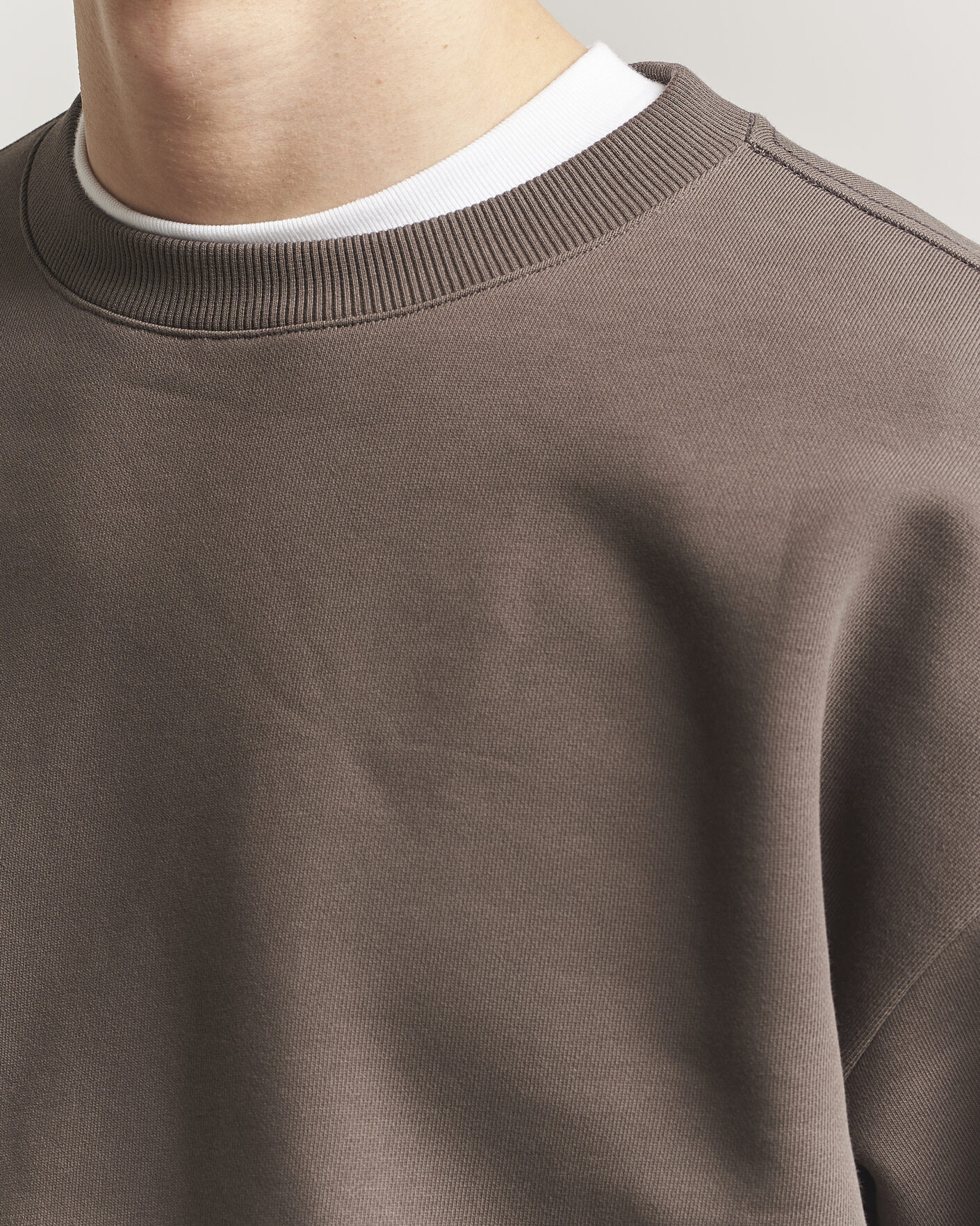 Uomini | Maglieria | NN07 | David Crew Neck Sweatshirt Mable Husk
