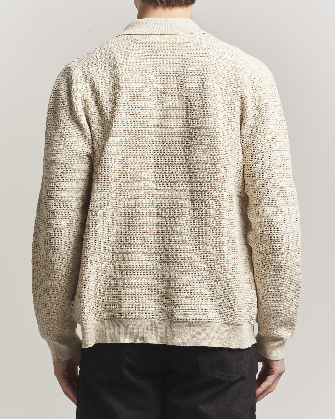 Uomini | Maglieria | NN07 | Gustav Knitted Full Zip Ivory