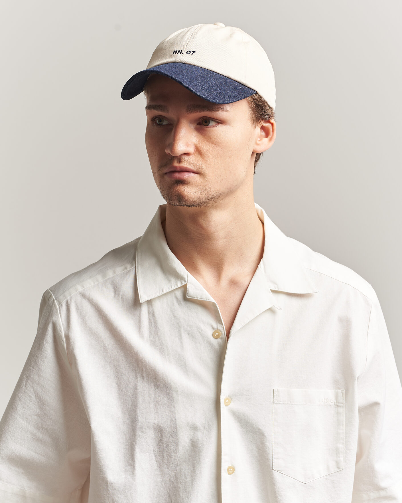 Uomini | Cappelli & Berretti | NN07 | Logo Cap Raw Indigo
