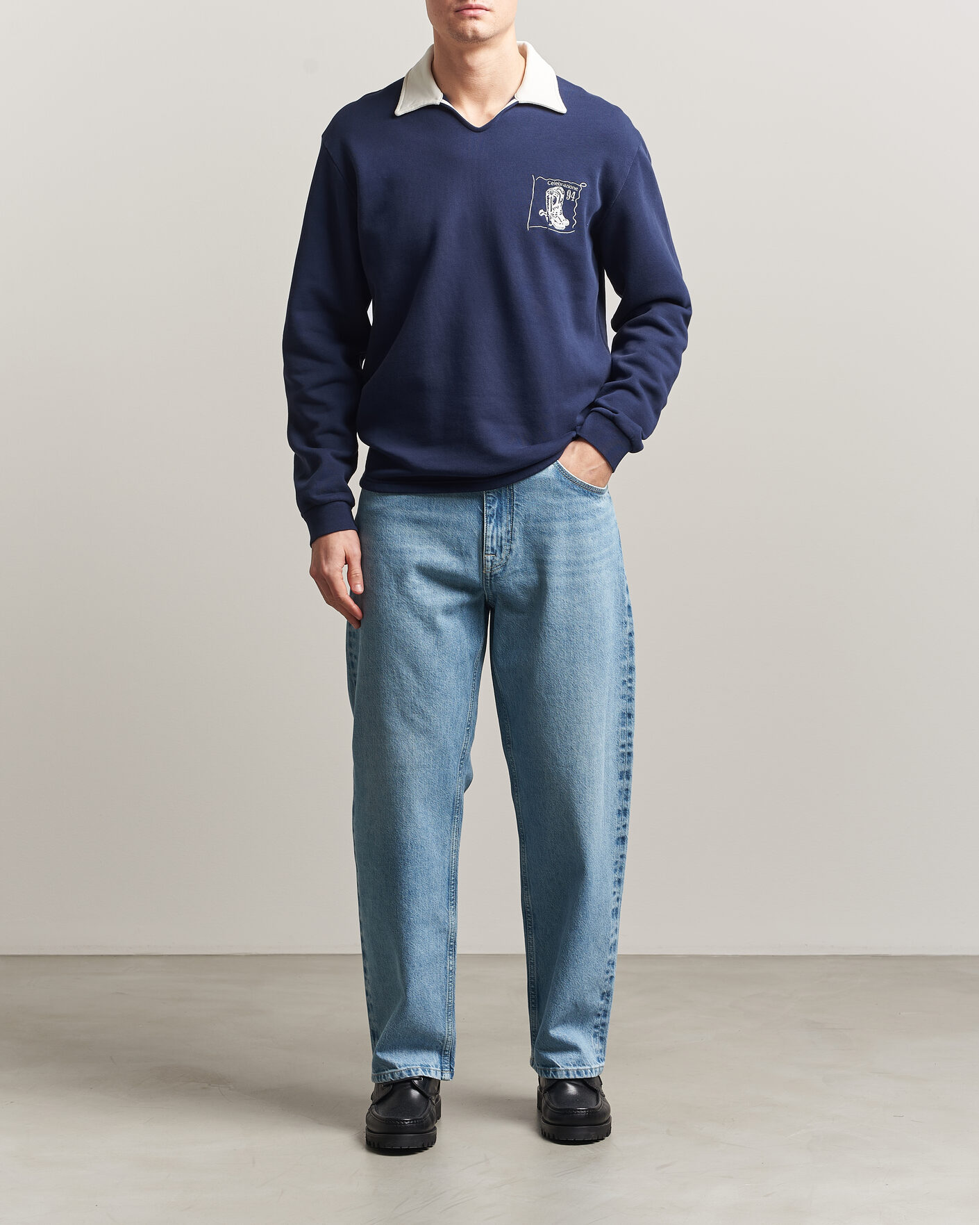 Uomini | Camicie | NN07 | Otis Loose Fit Selvedge Jeans Light Blue