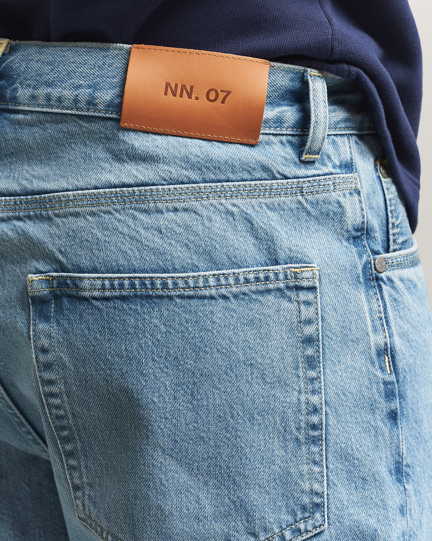 Uomini | Jeans | NN07 | Otis Loose Fit Selvedge Jeans Light Blue