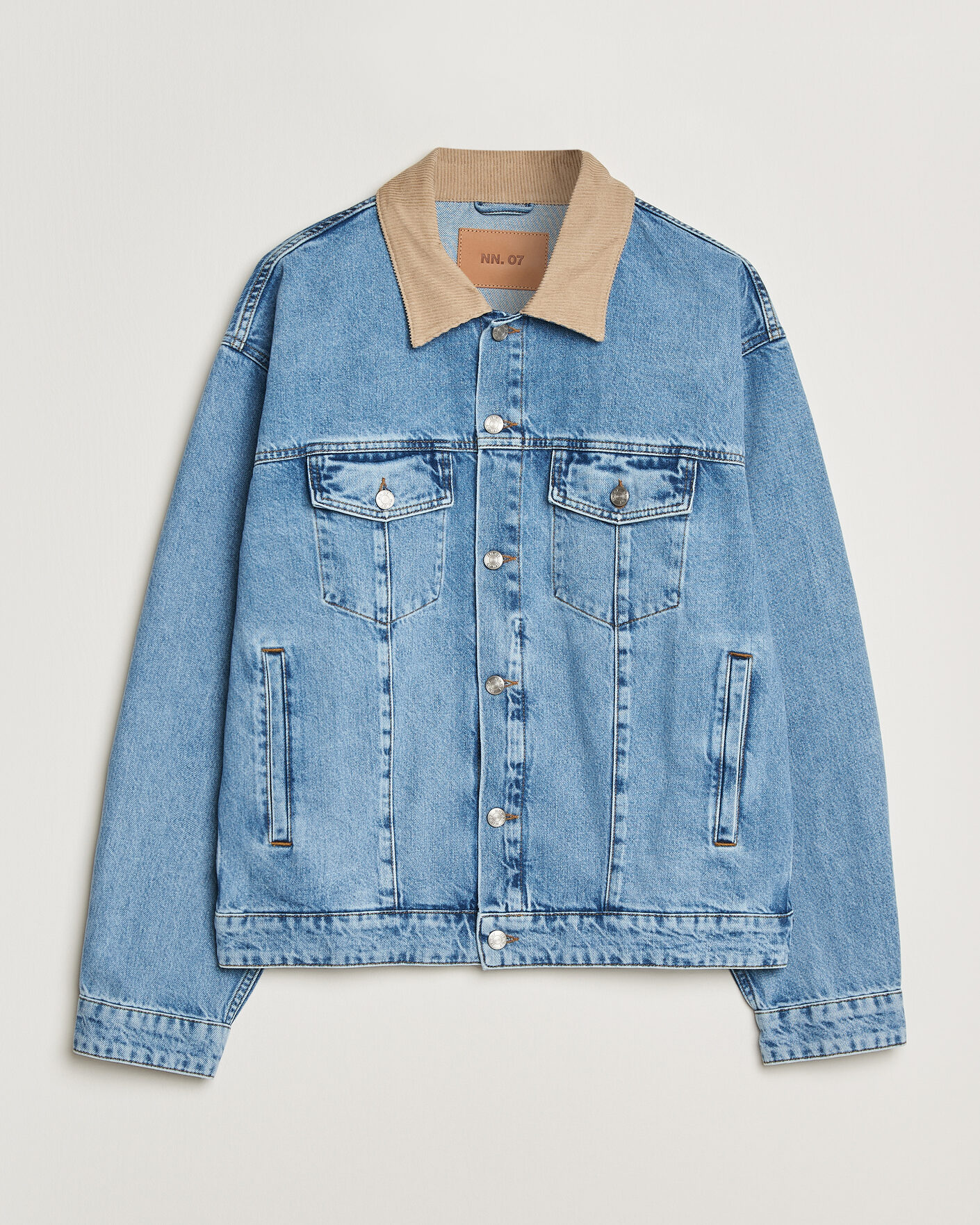 Uomini | Giacche | NN07 | Roy Denim Jacket Vintage Blue