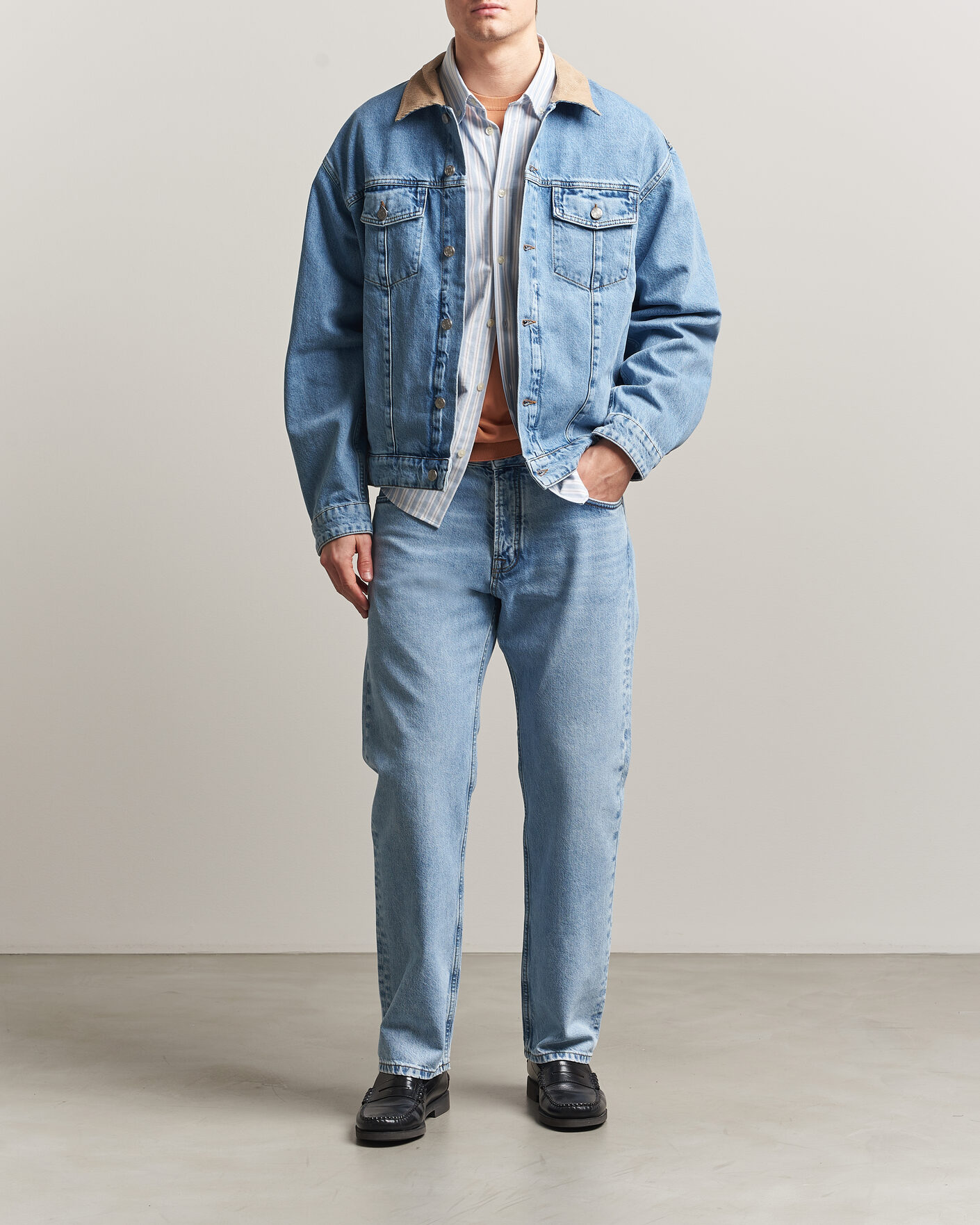Uomini | Giacche | NN07 | Roy Denim Jacket Vintage Blue
