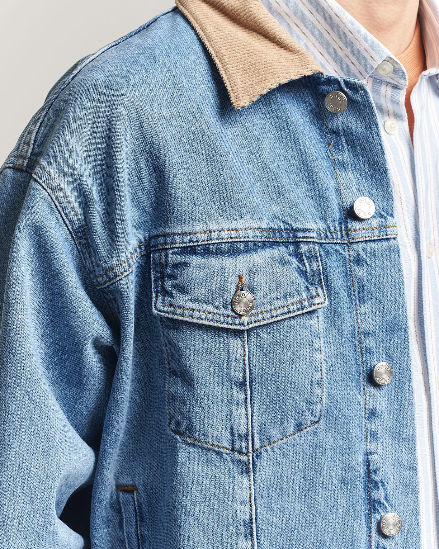 Uomini | Giacche | NN07 | Roy Denim Jacket Vintage Blue
