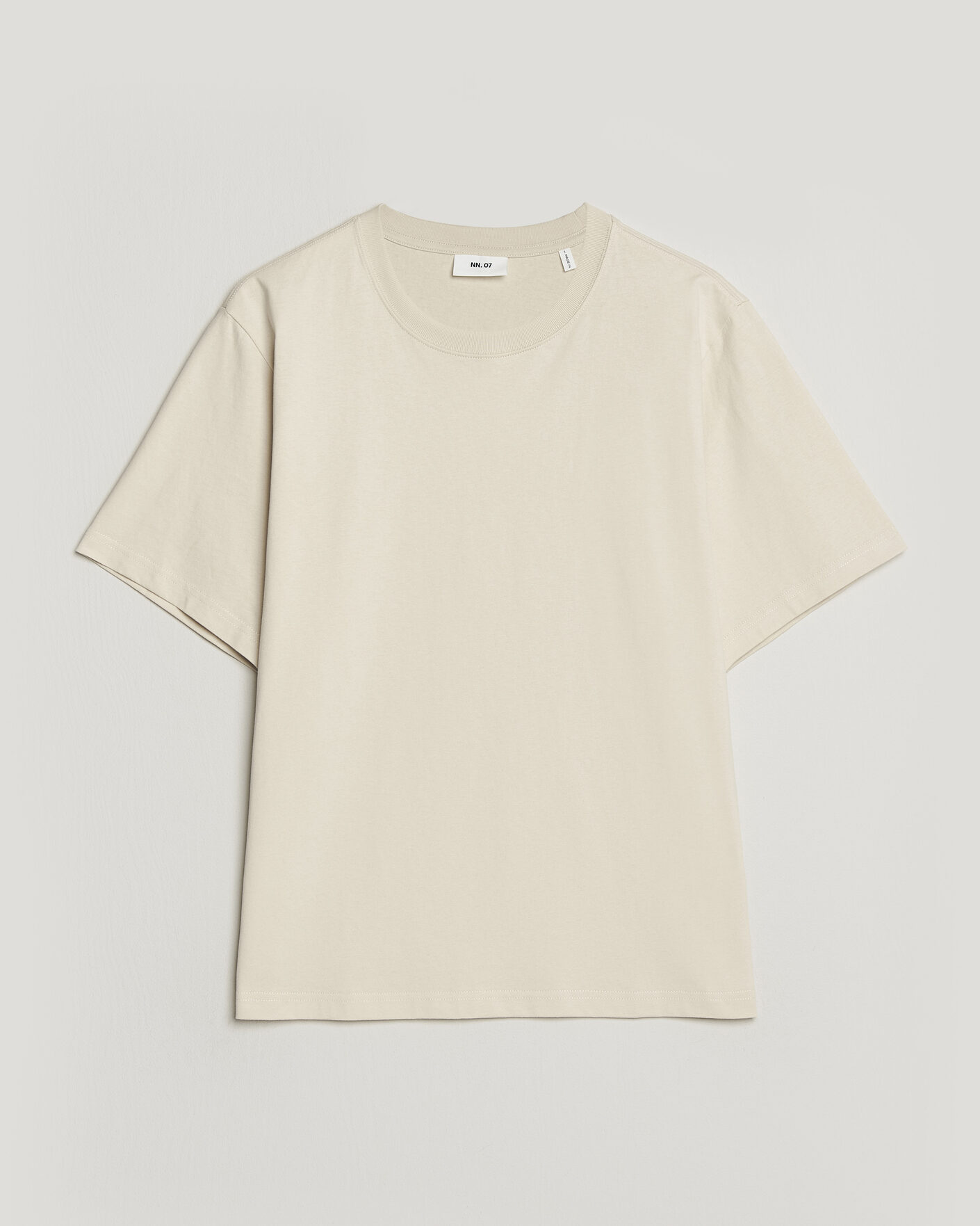 Uomini | T-shirt | NN07 | Jett Washed Crew Neck T-Shirt Ivory