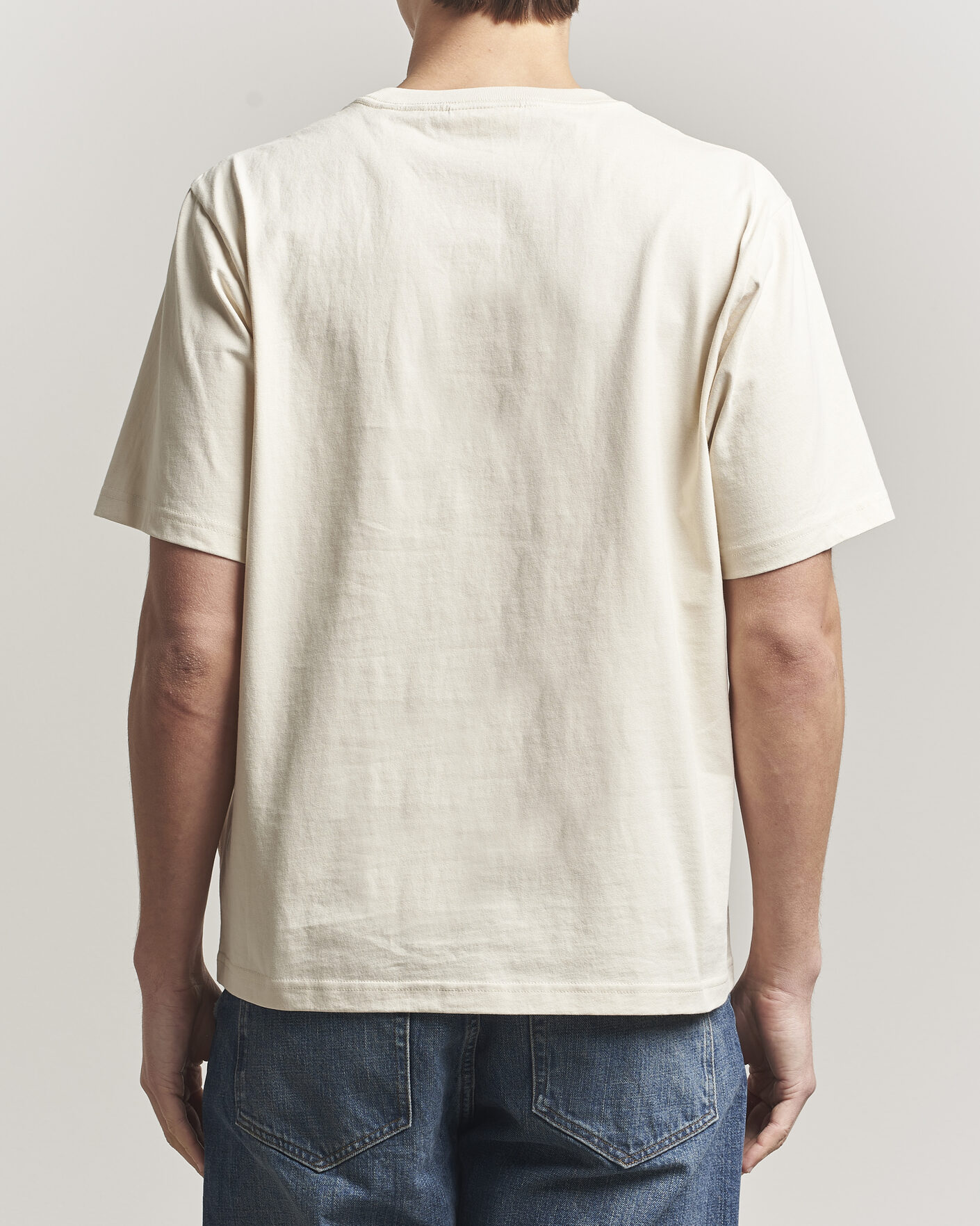 Uomini | T-shirt | NN07 | Jett Washed Crew Neck T-Shirt Ivory