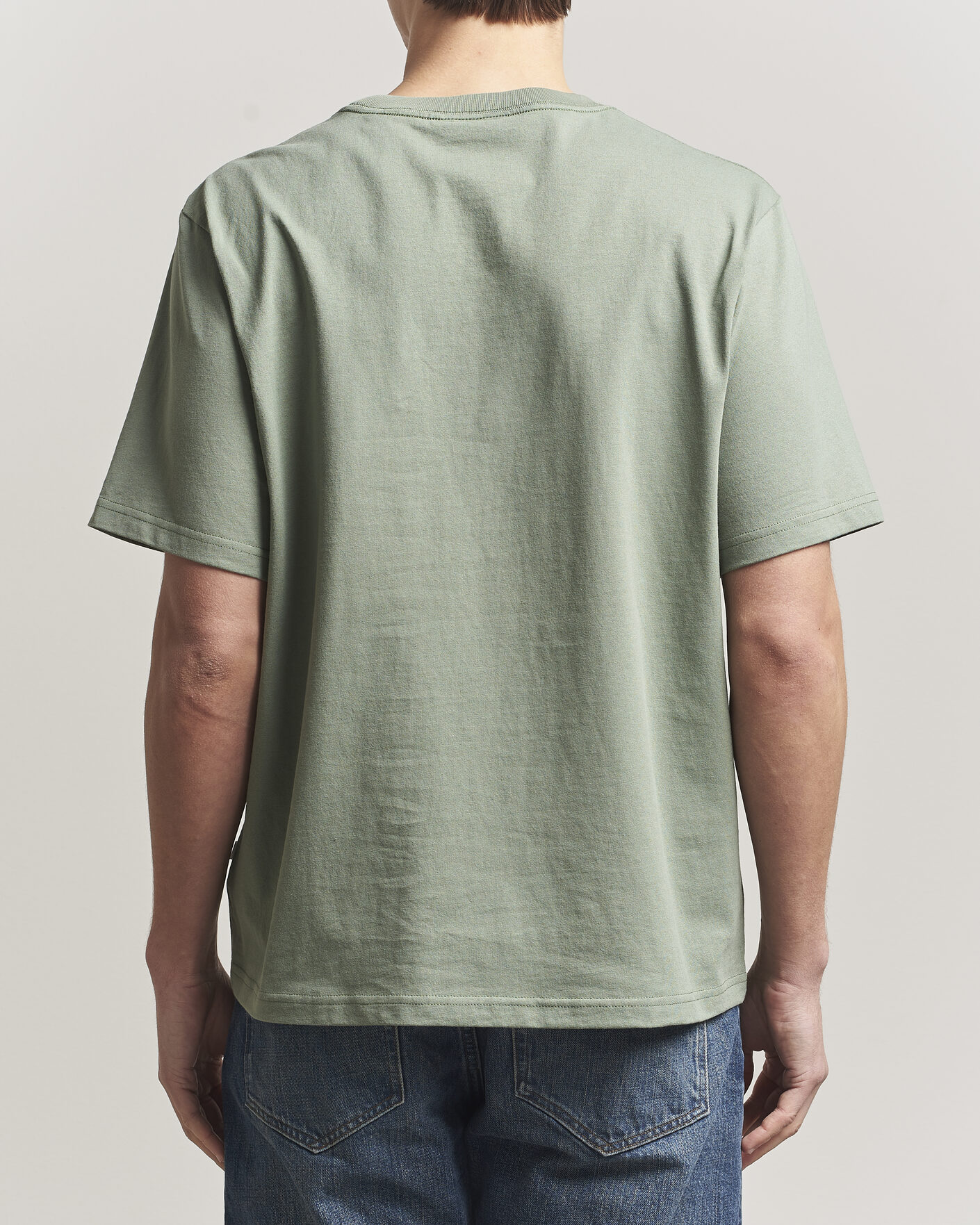 Uomini | T-shirt | NN07 | Jett Washed Crew Neck T-Shirt Sea Spray Green