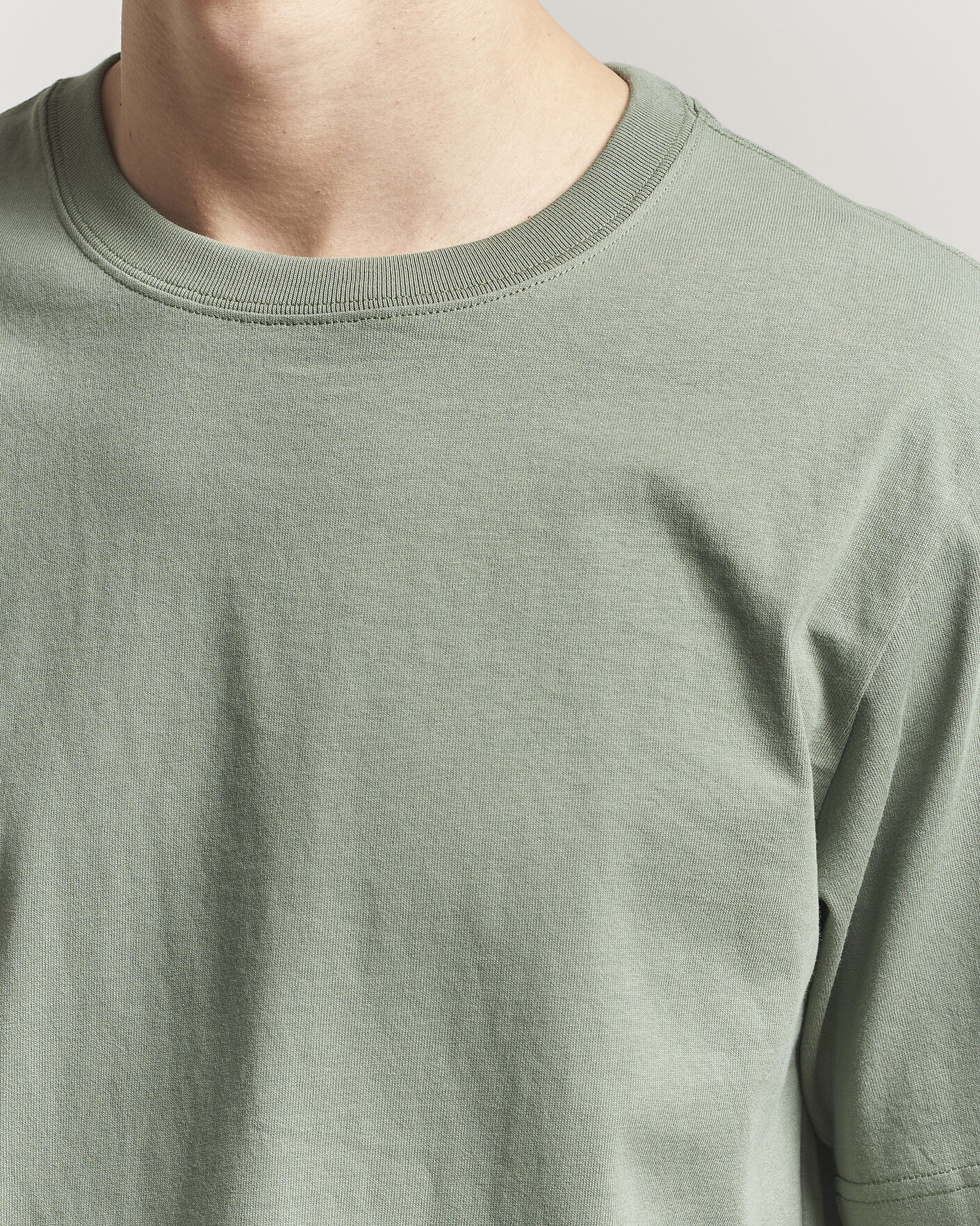 Uomini | T-shirt | NN07 | Jett Washed Crew Neck T-Shirt Sea Spray Green