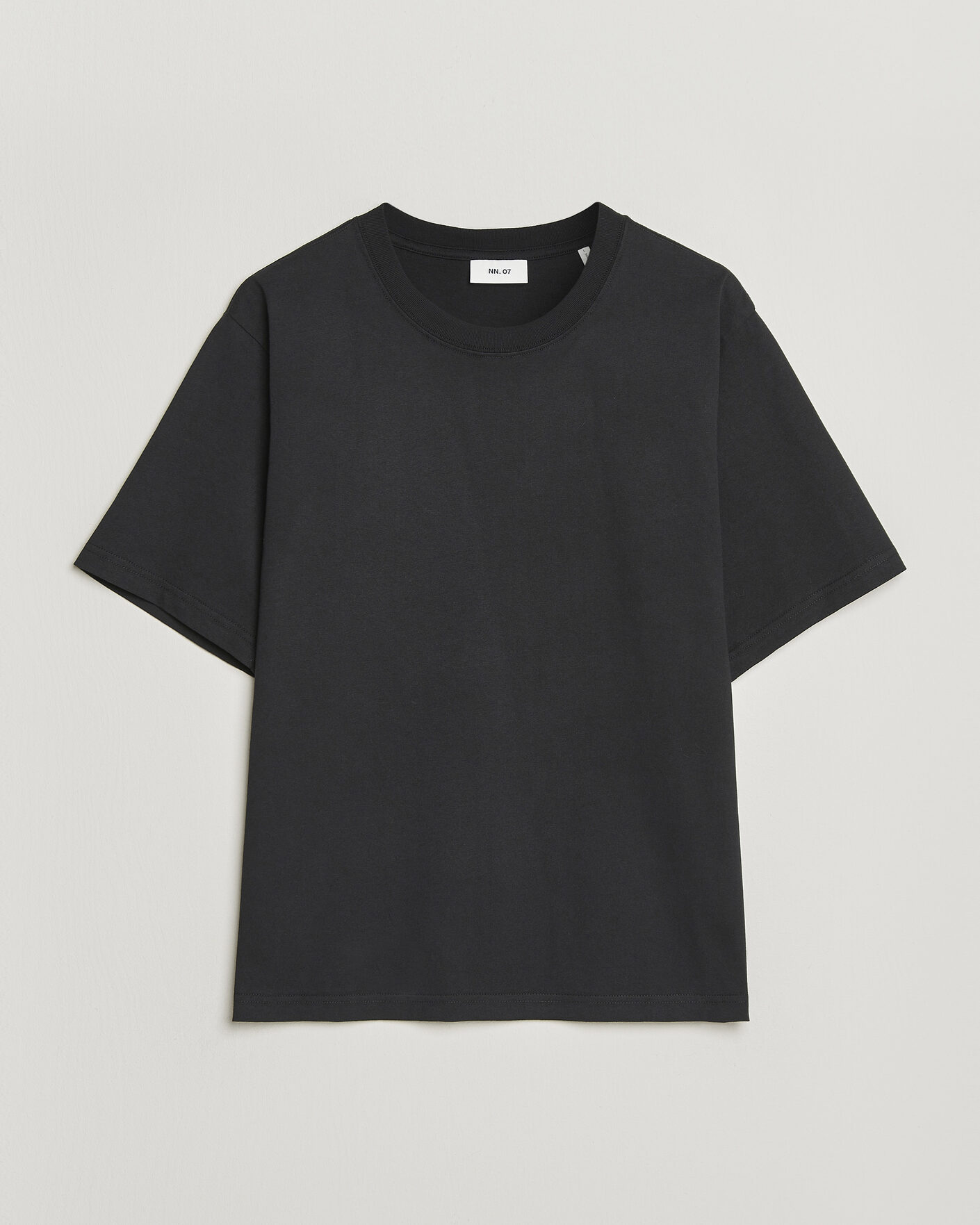 Uomini | T-shirt | NN07 | Jett Washed Crew Neck T-Shirt Black
