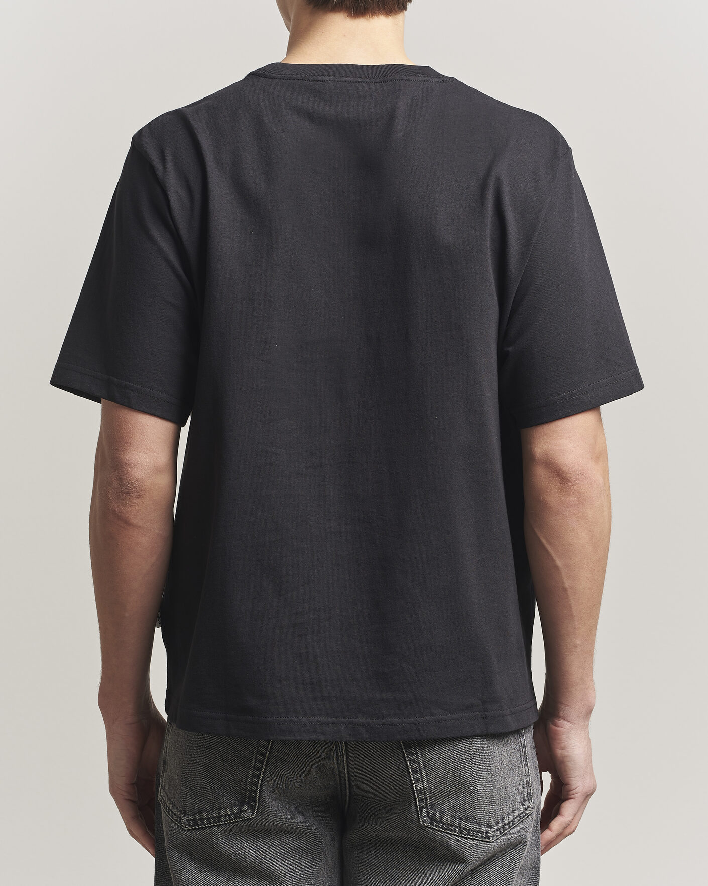 Uomini | T-shirt | NN07 | Jett Washed Crew Neck T-Shirt Black