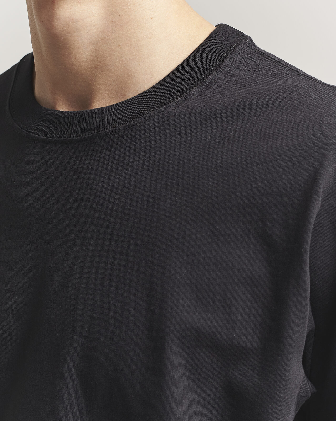 Uomini | T-shirt | NN07 | Jett Washed Crew Neck T-Shirt Black