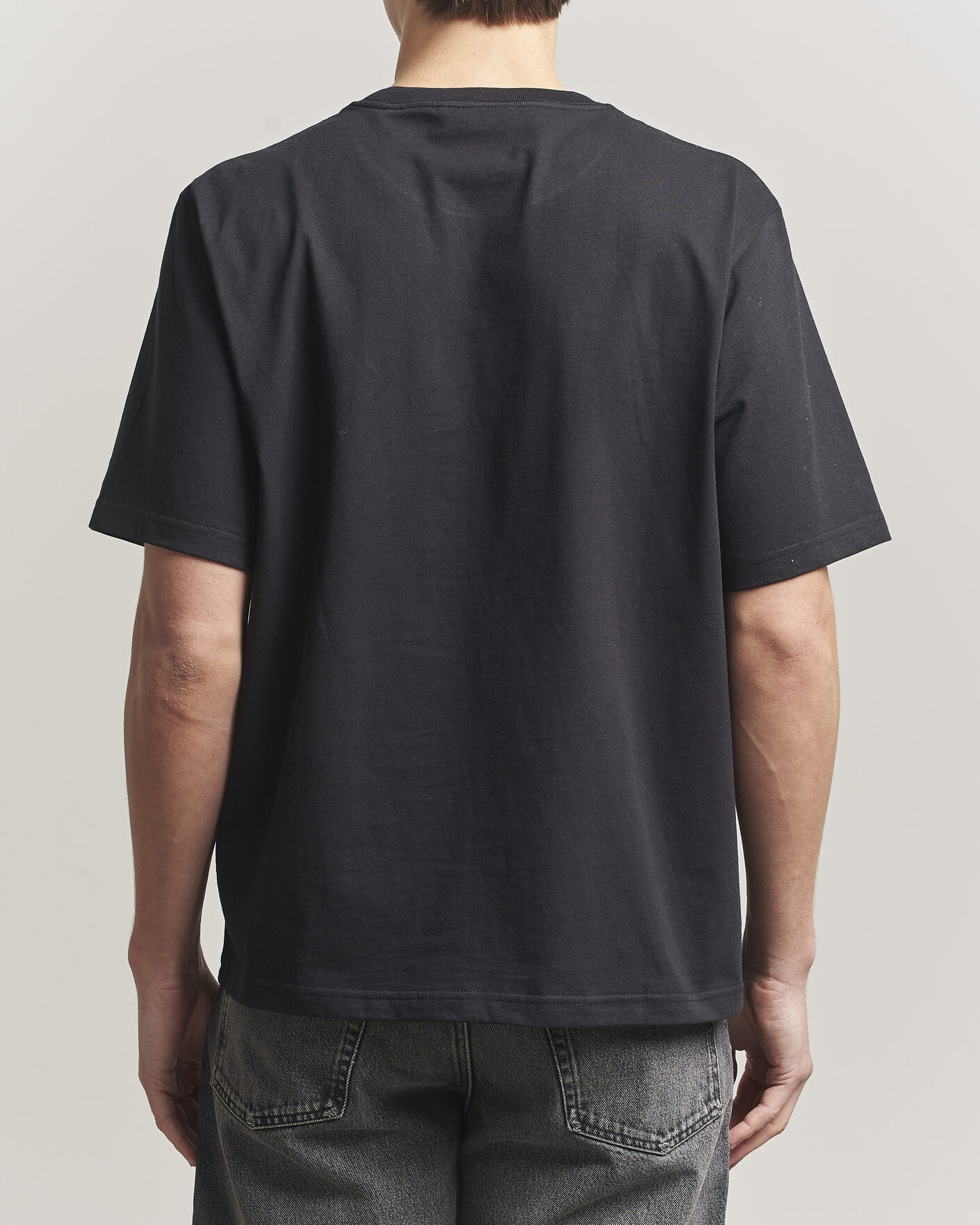 Uomini | T-shirt | NN07 | Jett Embroidered Crew Neck T-Shirt Black
