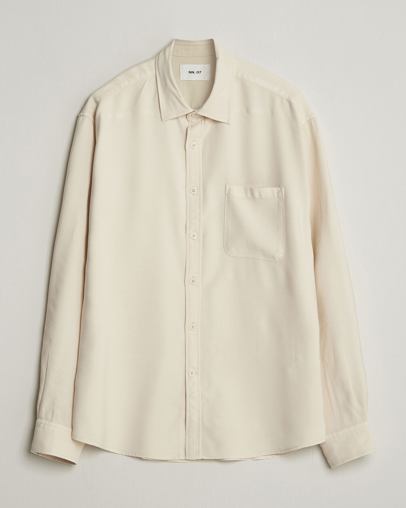 Uomini | Camicie | NN07 | Deon Tencel Shirt Ivory