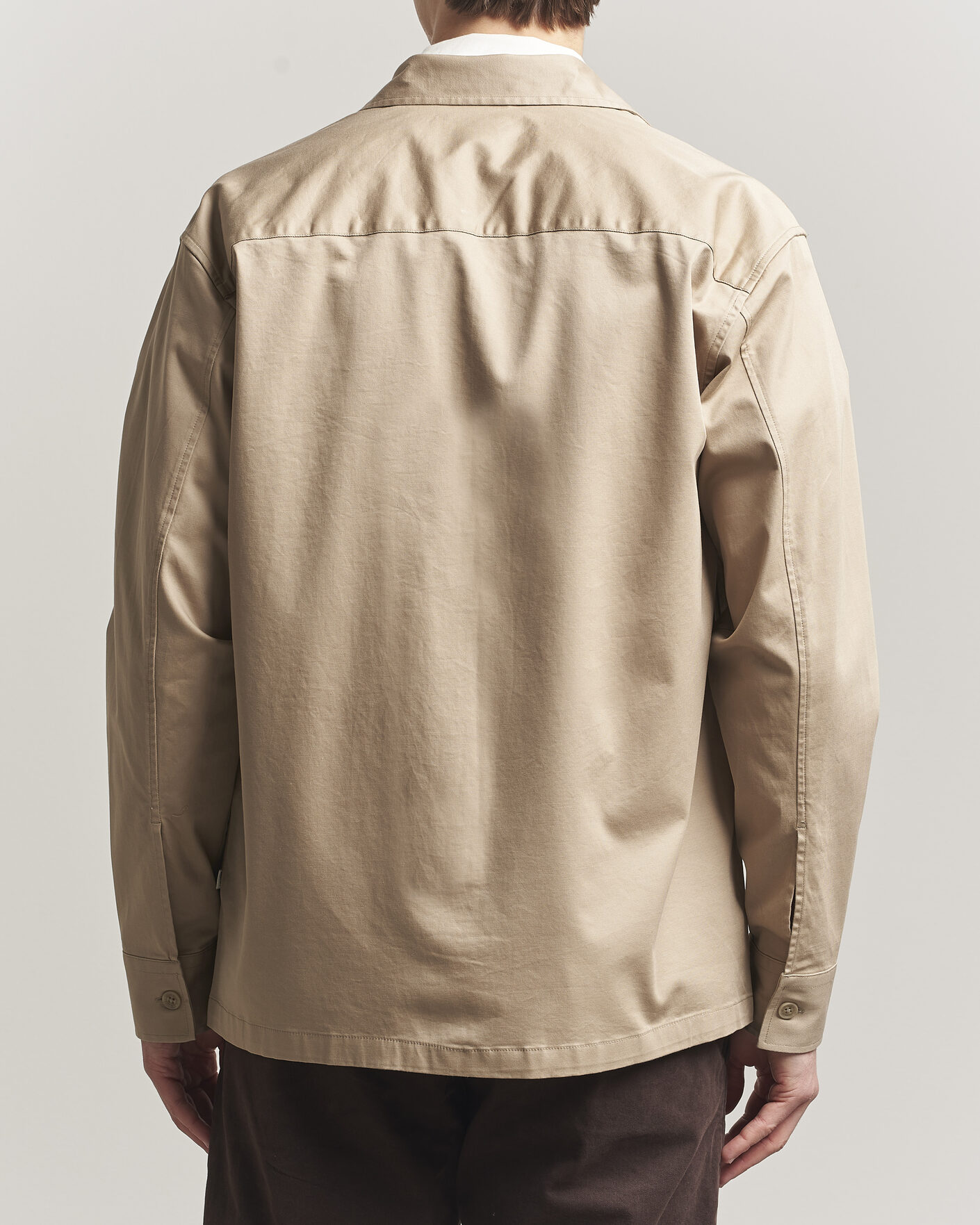 Uomini | Camicie | NN07 | Freddy Cotton Overshirt Desert Khaki