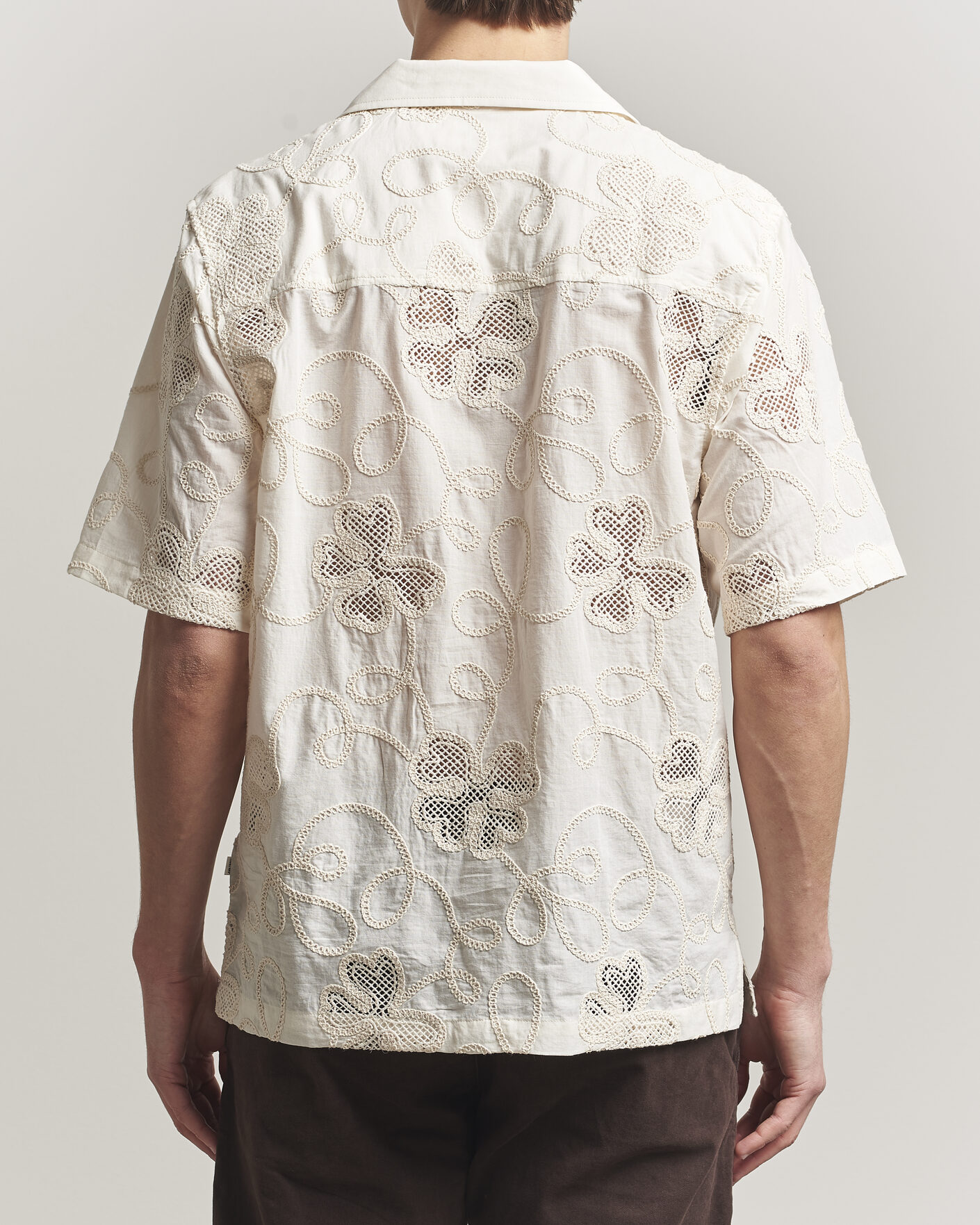 Uomini | Camicie | NN07 | Ben Flower Shirt Ivory