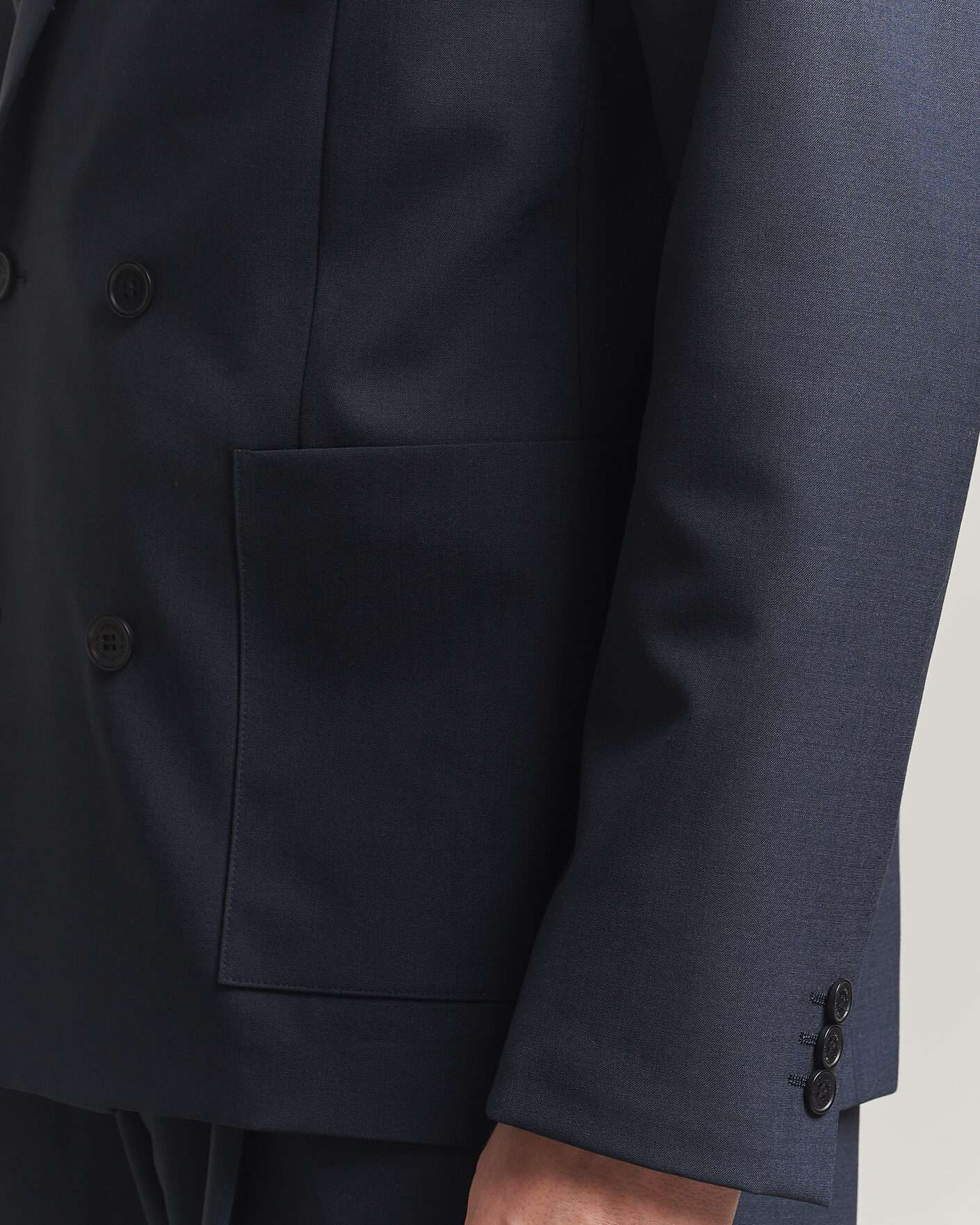 Uomini | Blazers | NN07 | Jordin Summer Wool Double Breasted Blazer Deep Navy