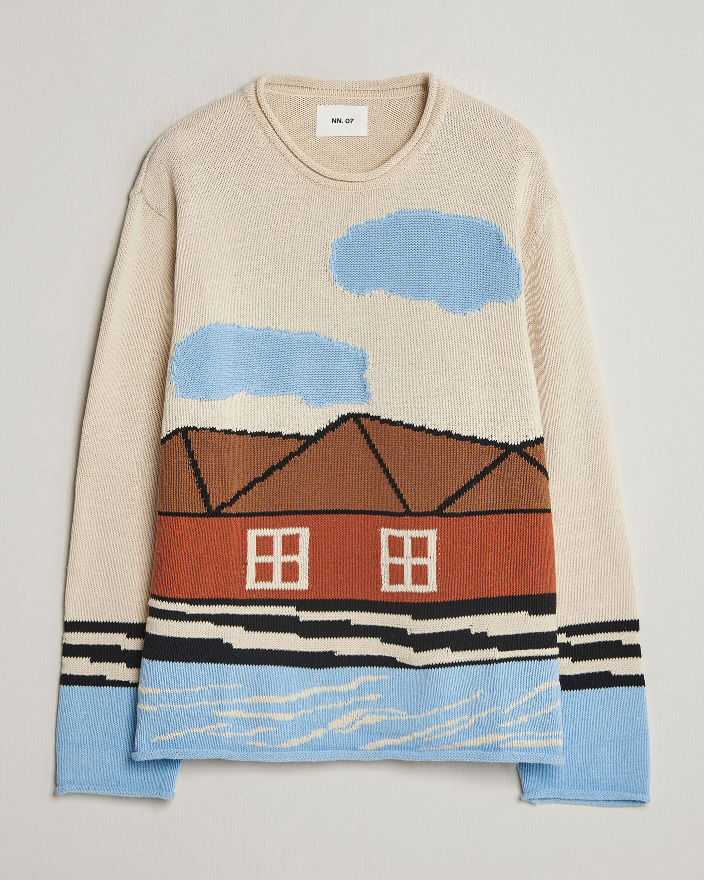 Uomini | Maglieria | NN07 | Mikkel Knitted HQ Printed Sweater Multi