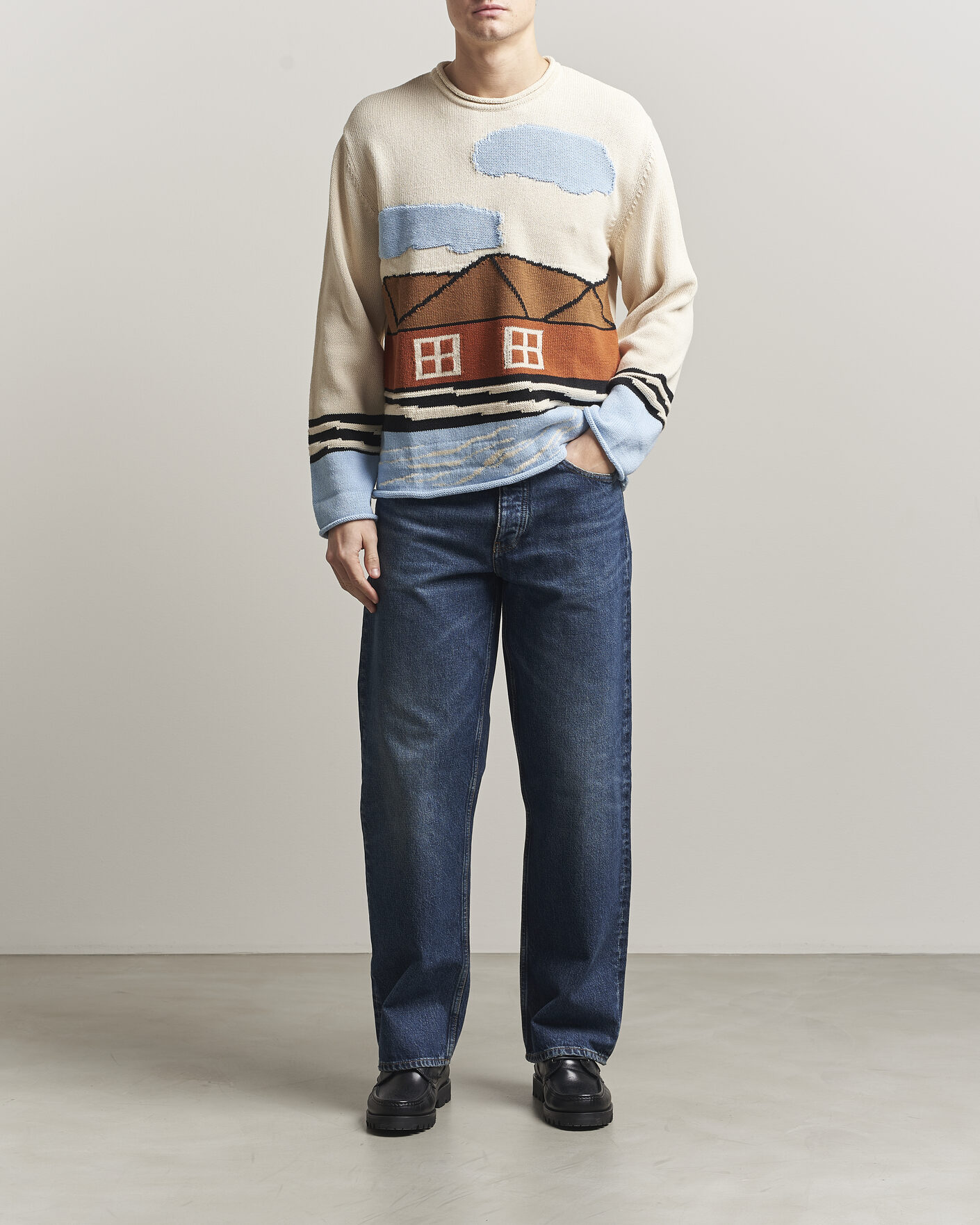 Uomini | Maglieria | NN07 | Mikkel Knitted HQ Printed Sweater Multi