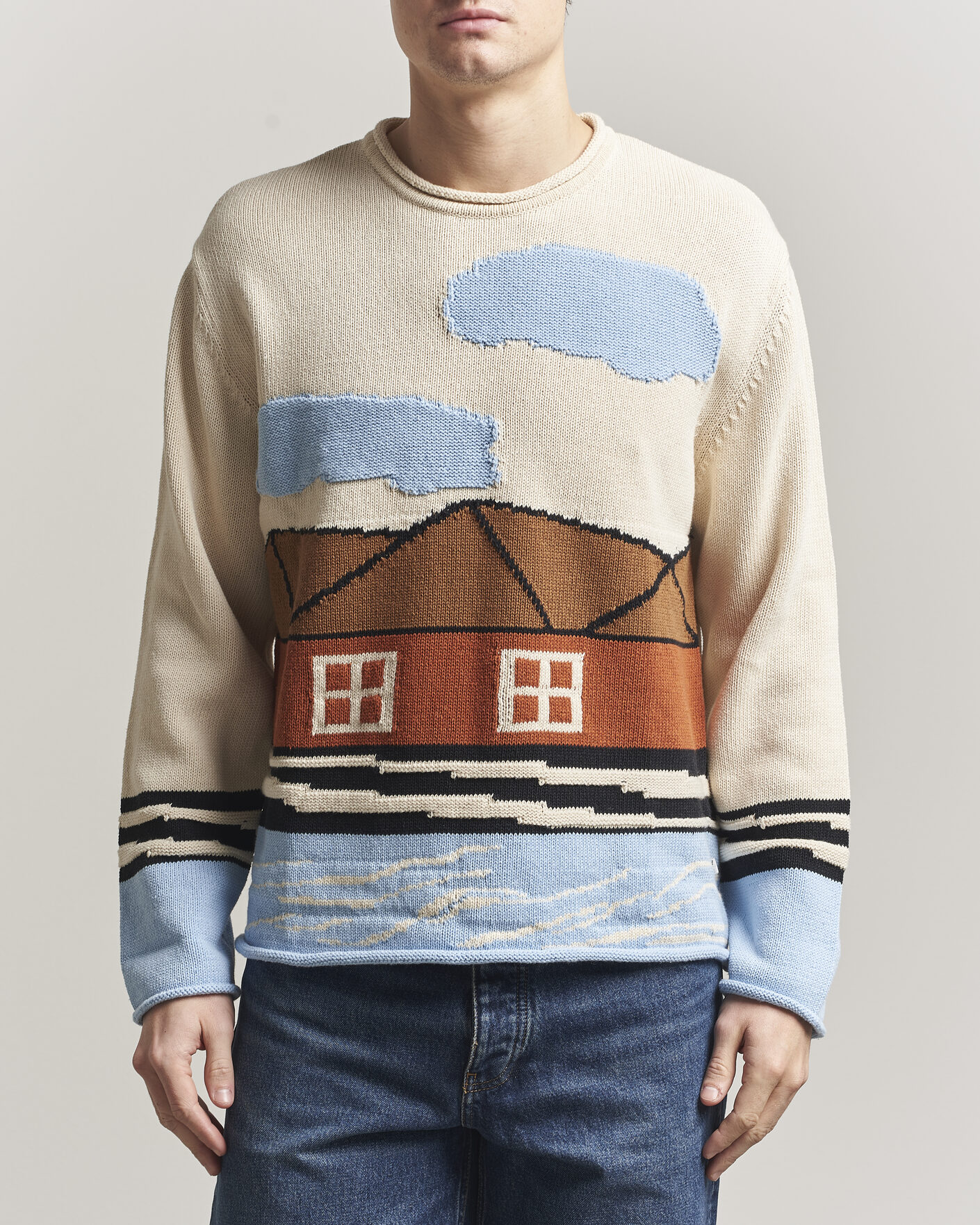 Uomini | Maglieria | NN07 | Mikkel Knitted HQ Printed Sweater Multi
