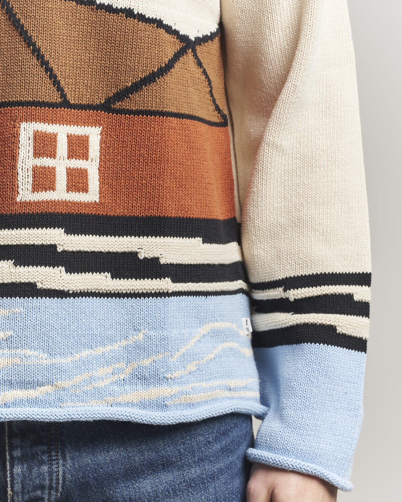 Uomini | Maglieria | NN07 | Mikkel Knitted HQ Printed Sweater Multi