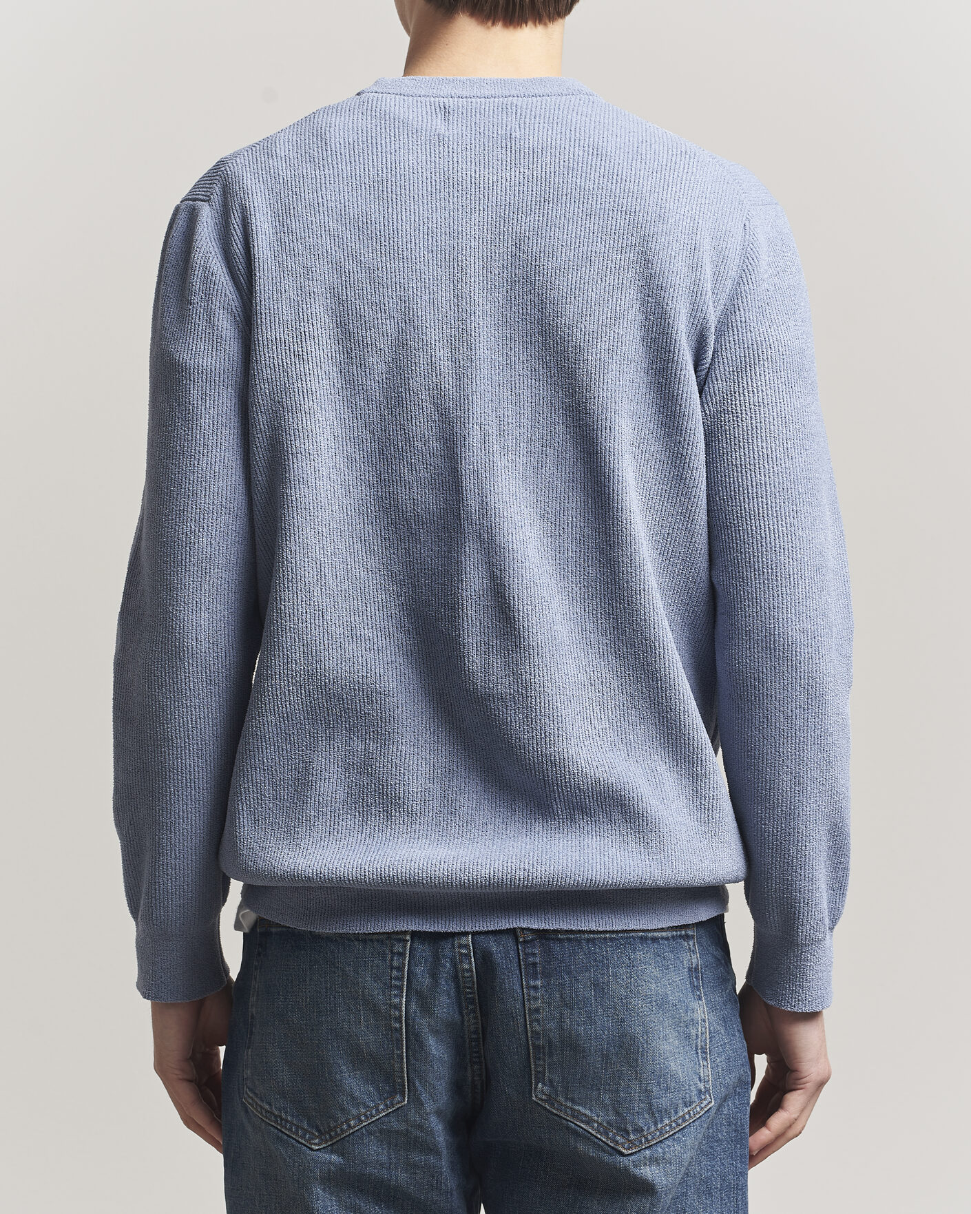 Uomini | Maglieria | NN07 | Danny Knitted Sweater Stone Blue
