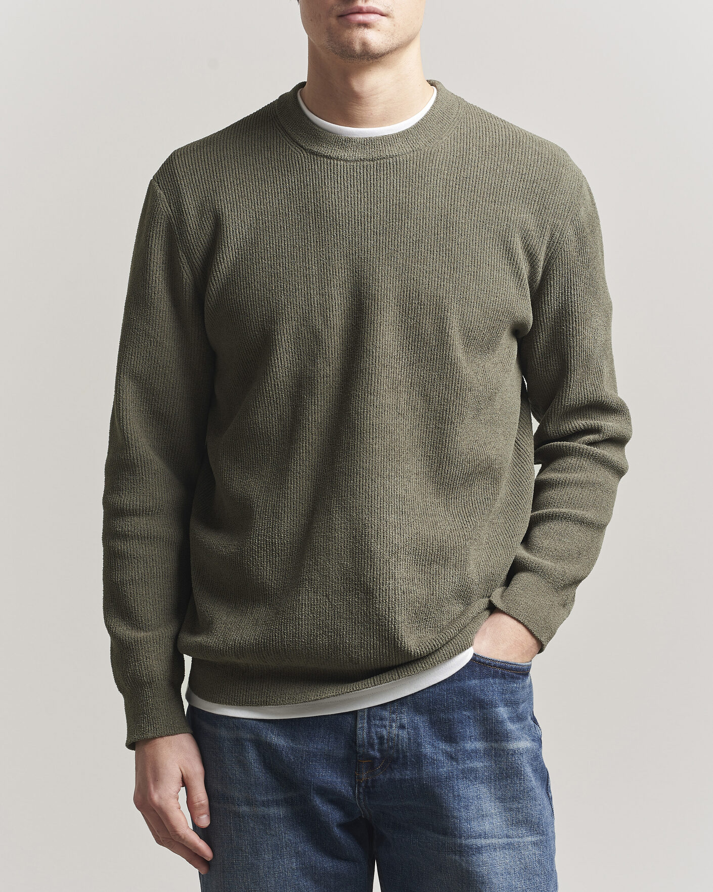 Uomini | Maglieria | NN07 | Danny Knitted Sweater Capers Green