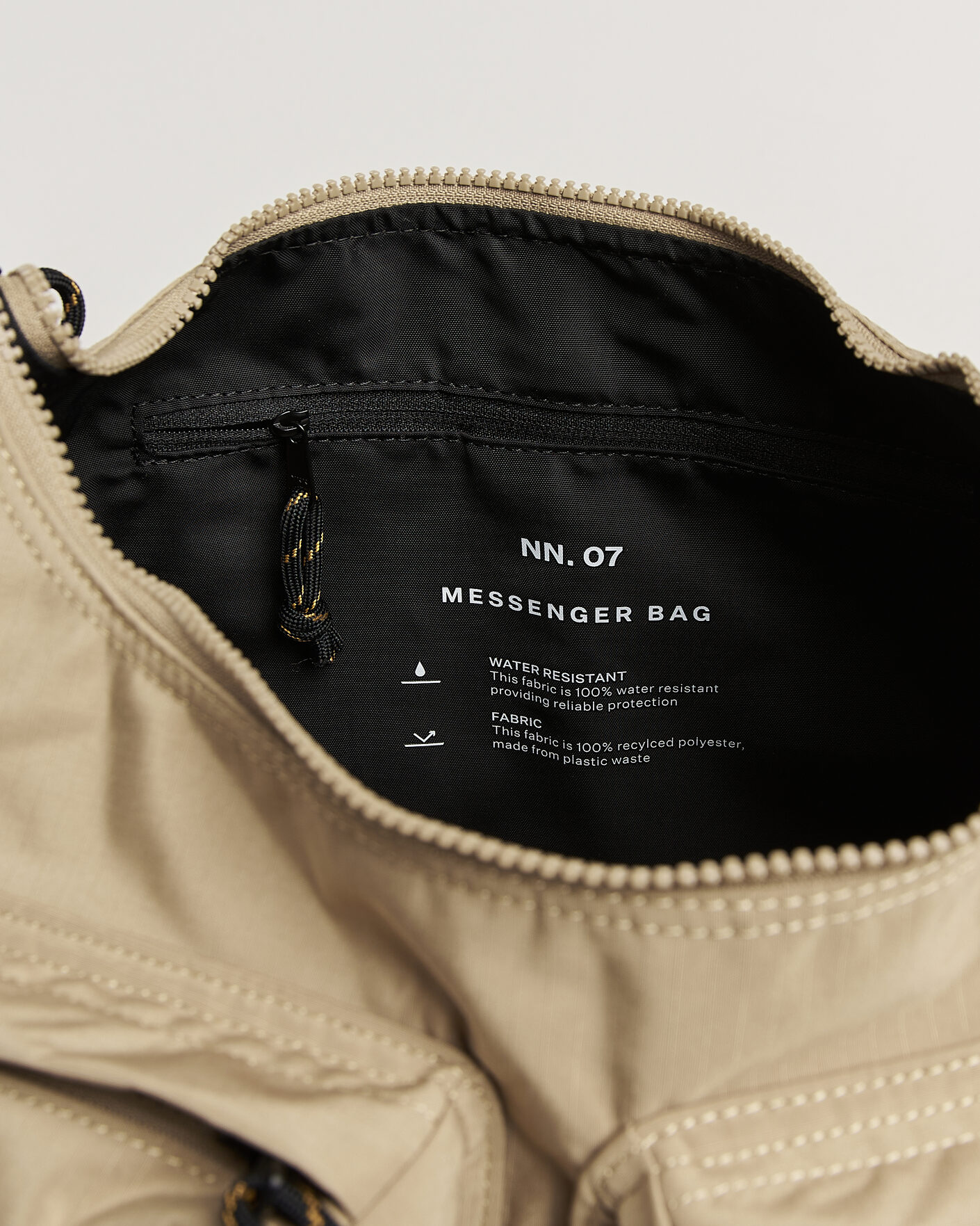 Uomini | Borse | NN07 | Nylon Ripstop Messenger Bag Desert Khaki