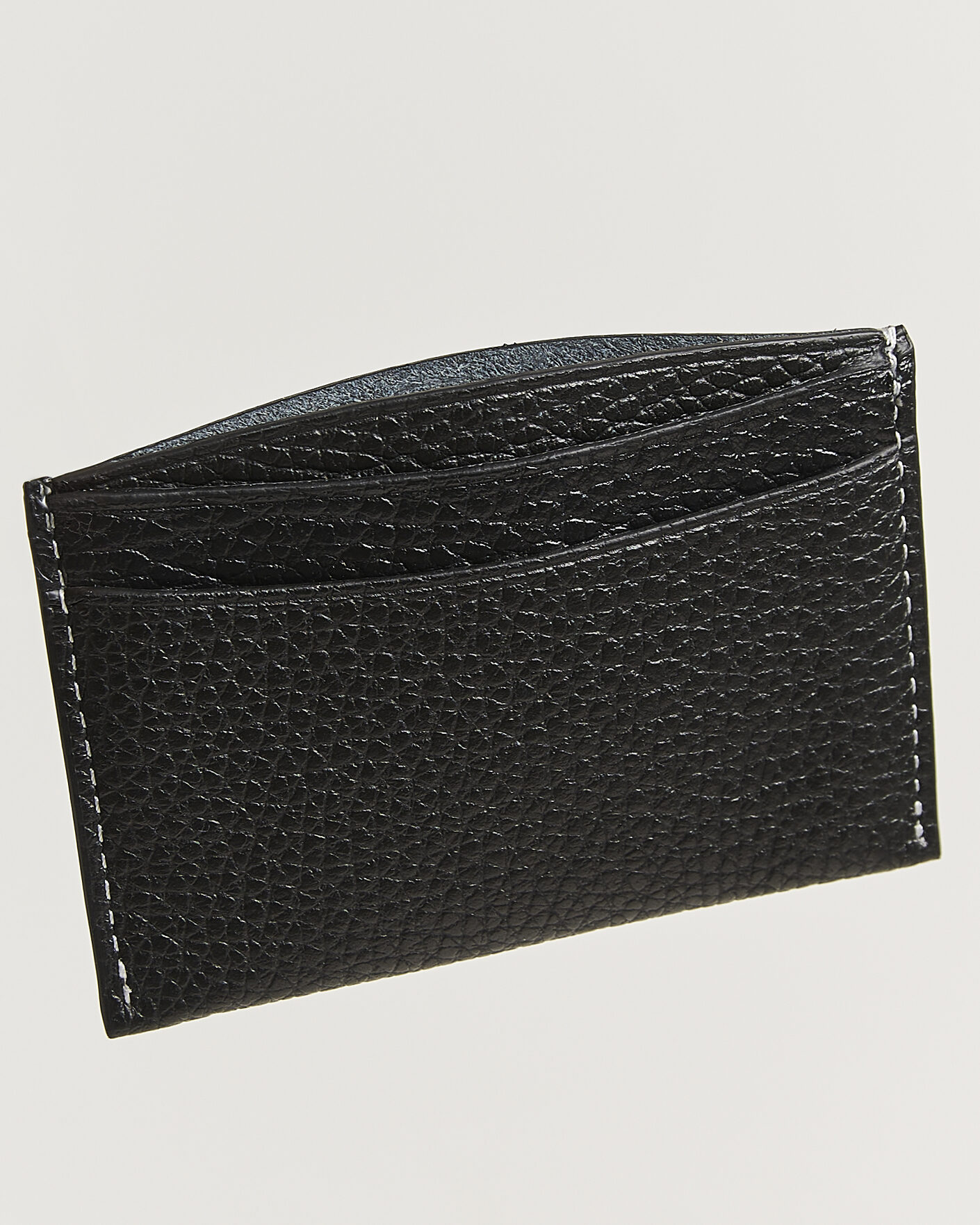 Uomini | Portafogli | NN07 | Grained Leather Card Holder Black