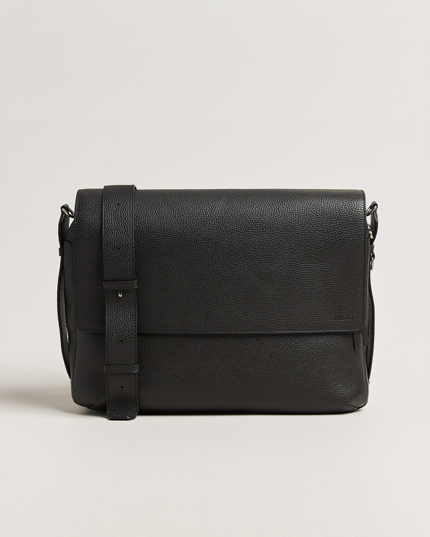 Uomini | Borse | NN07 | Port Satchel Grained Leather Briefcase Black