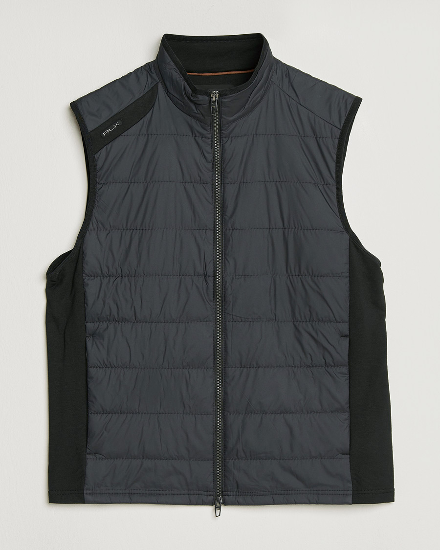 Uomini | Gilet | RLX Ralph Lauren | Performance Wool Vest Polo Black