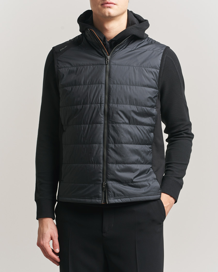 Uomini | Gilet | RLX Ralph Lauren | Performance Wool Vest Polo Black