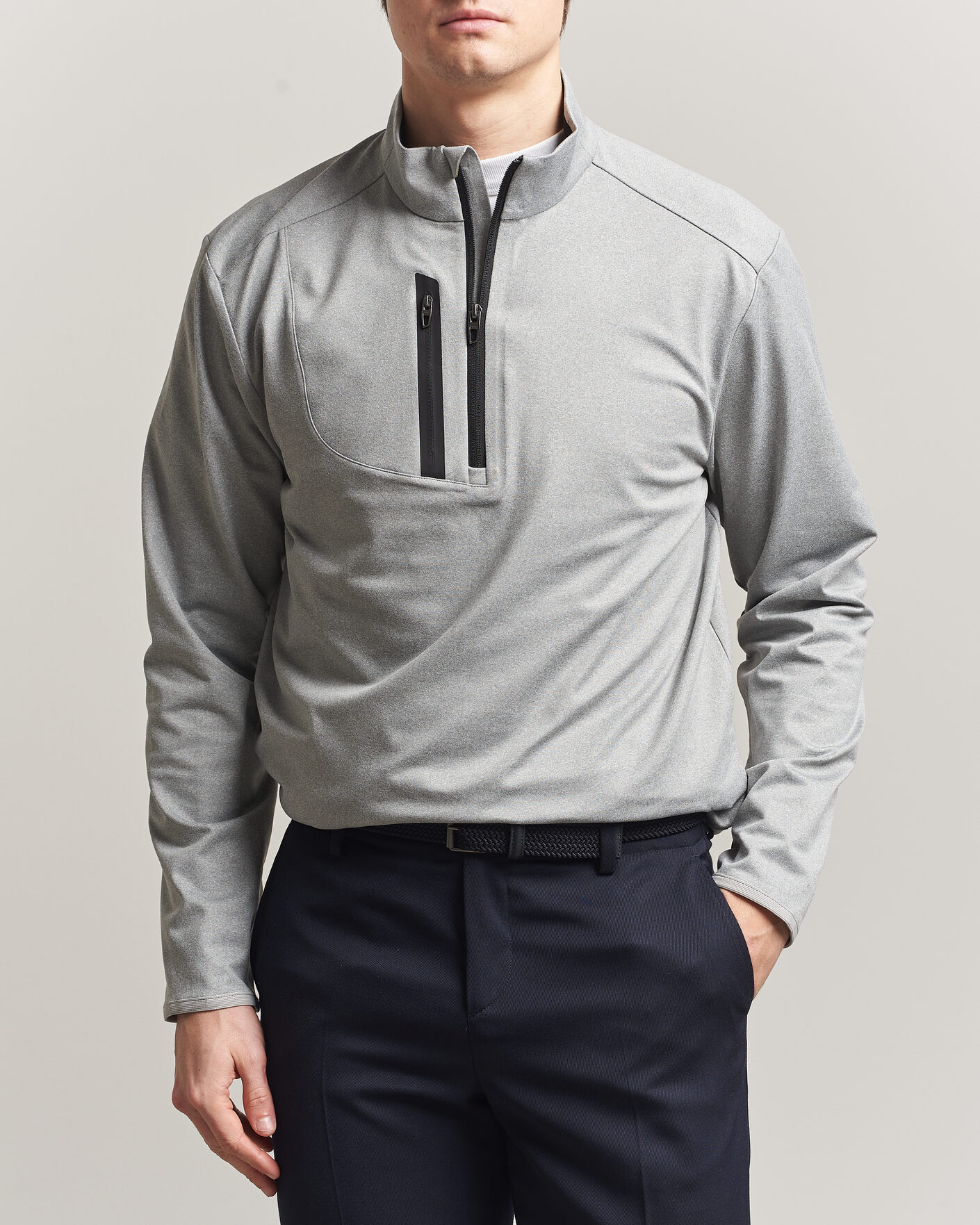 Uomini | Abbigliamento da golf | RLX Ralph Lauren | Luxury Jersey Half Zip Andover Heather