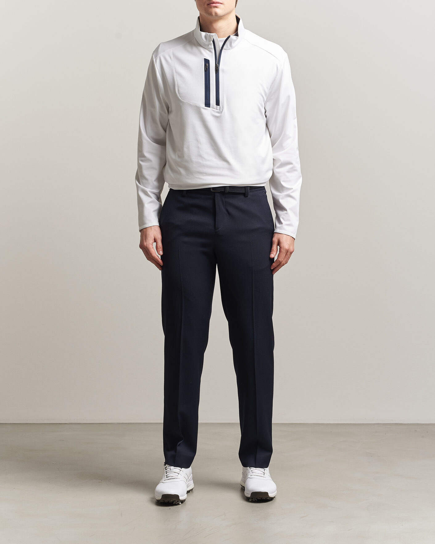 Uomini | Abbigliamento da golf | RLX Ralph Lauren | Luxury Jersey Half Zip Ceramic White