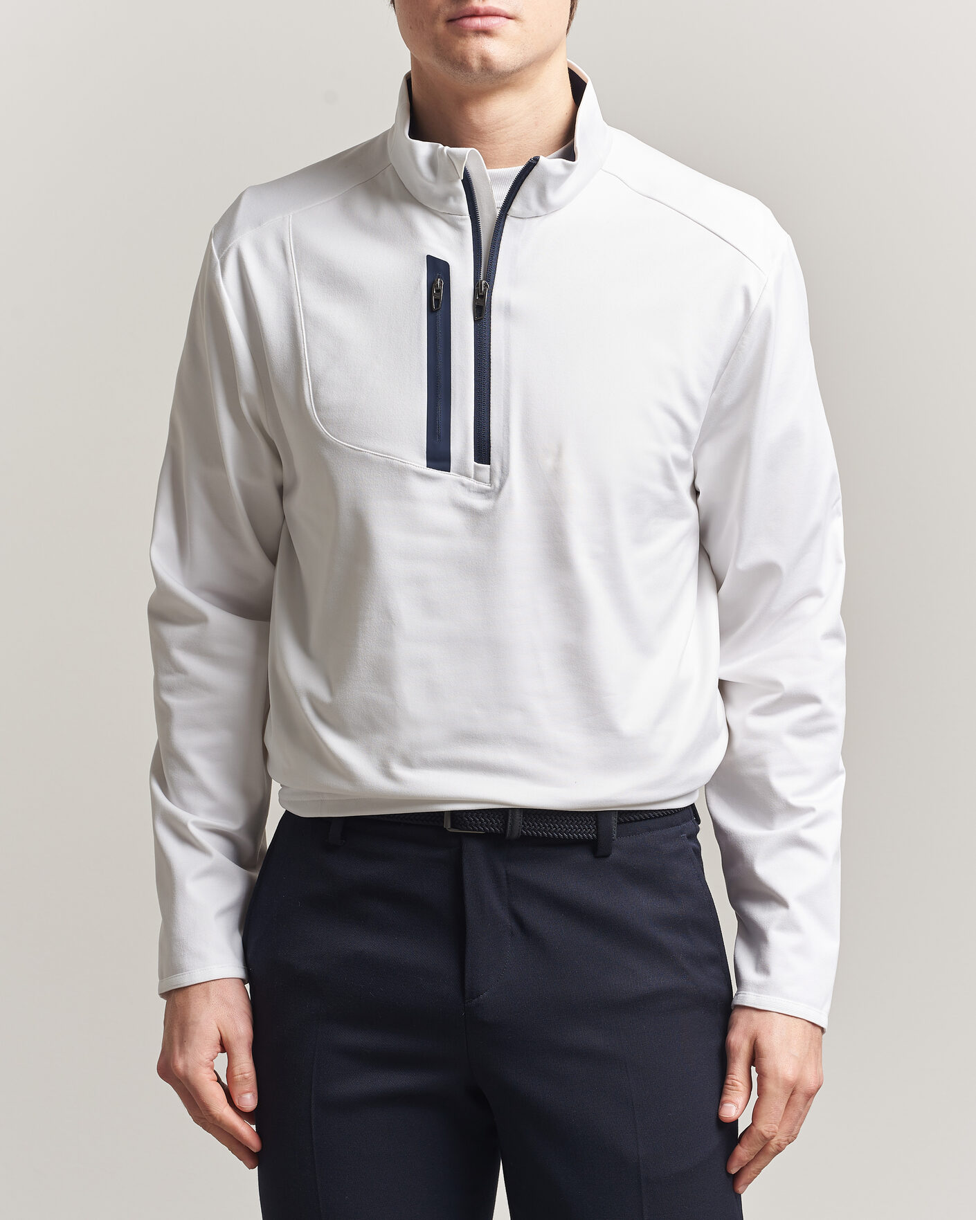 Uomini | Abbigliamento da golf | RLX Ralph Lauren | Luxury Jersey Half Zip Ceramic White