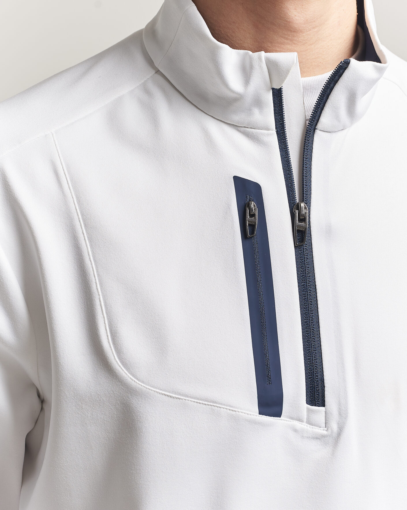Uomini | Abbigliamento da golf | RLX Ralph Lauren | Luxury Jersey Half Zip Ceramic White