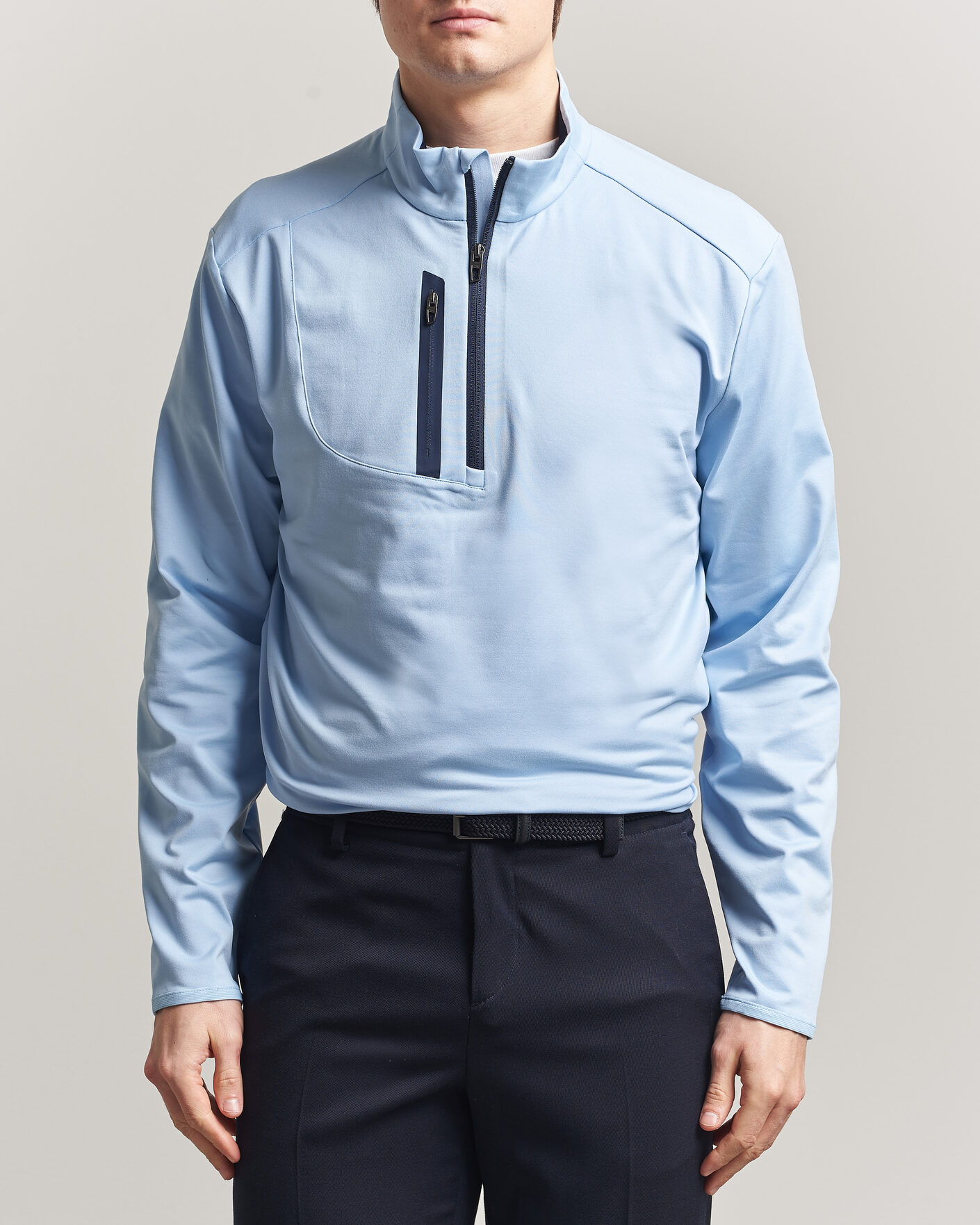 Uomini | Abbigliamento da golf | RLX Ralph Lauren | Luxury Jersey Half Zip Office Blue