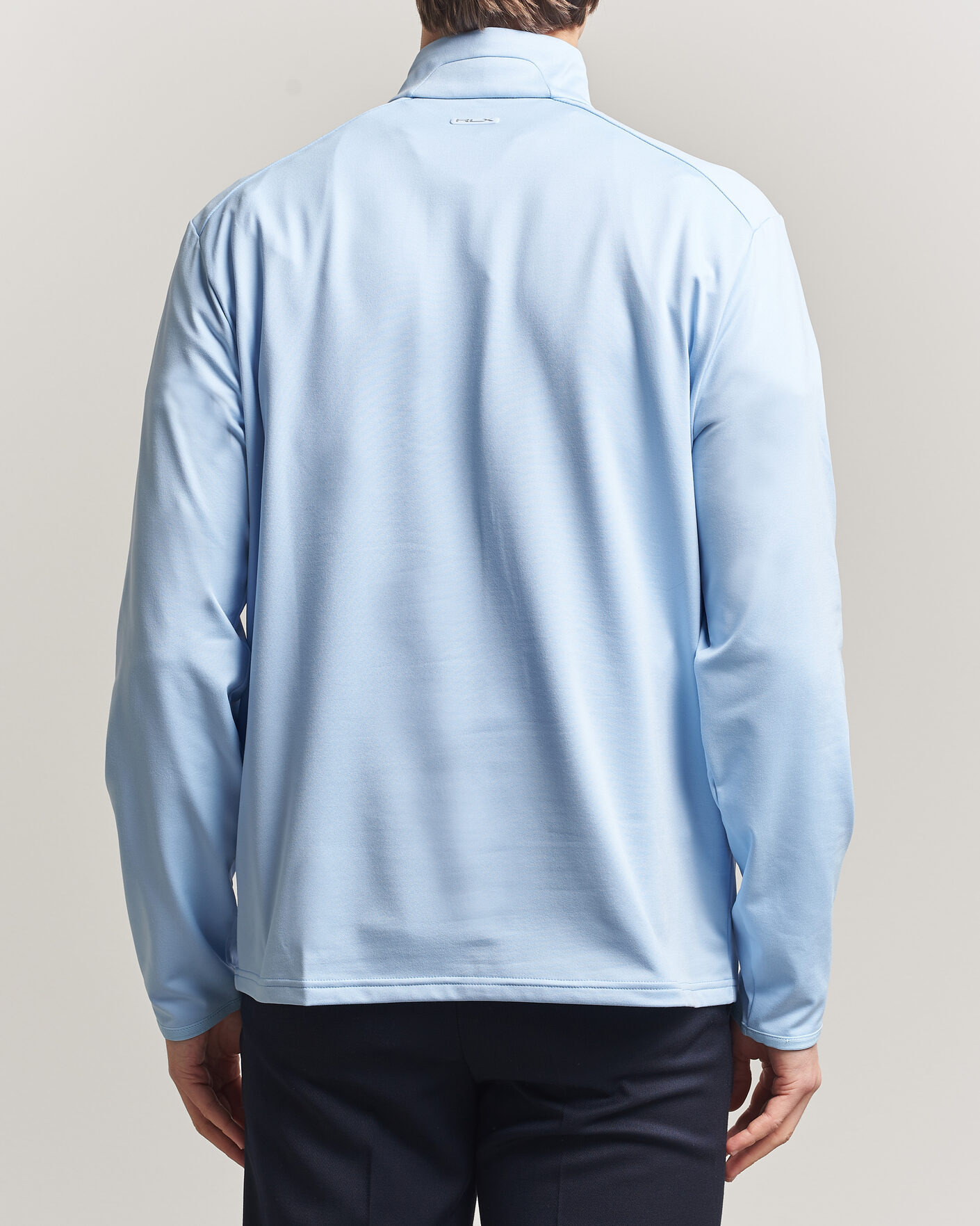 Uomini | Maglieria | RLX Ralph Lauren | Luxury Jersey Half Zip Office Blue