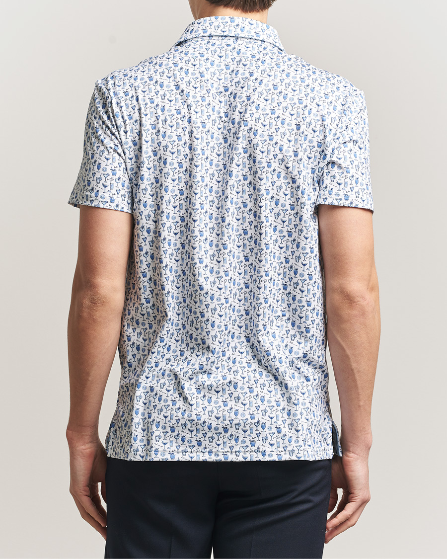 Uomini | Polo | RLX Ralph Lauren | Airflow Polo Printed Ceramic White Chin