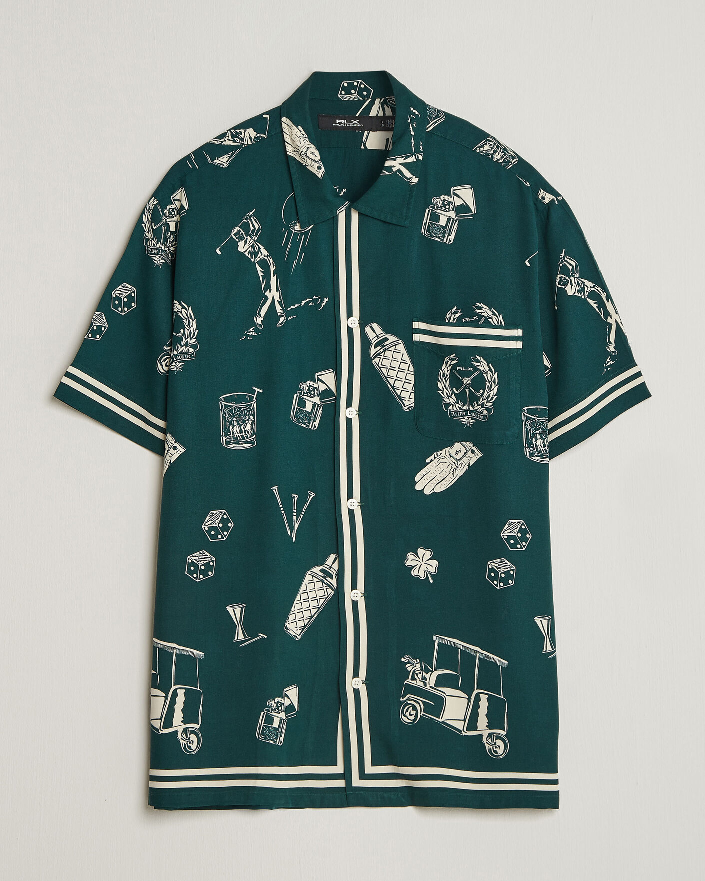 Uomini | Camicie | RLX Ralph Lauren | Short Sleeve Golf Shirt Par-Tee on the Greens