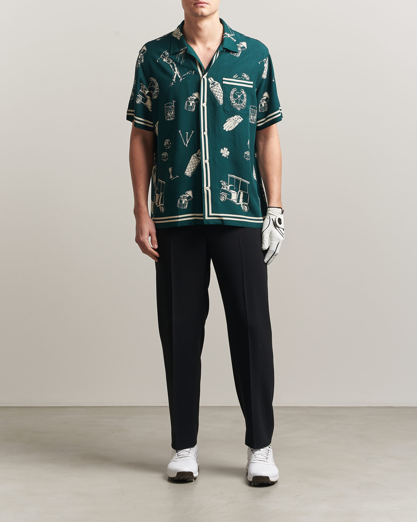 Uomini | Abbigliamento da golf | RLX Ralph Lauren | Short Sleeve Golf Shirt Par-Tee on the Greens