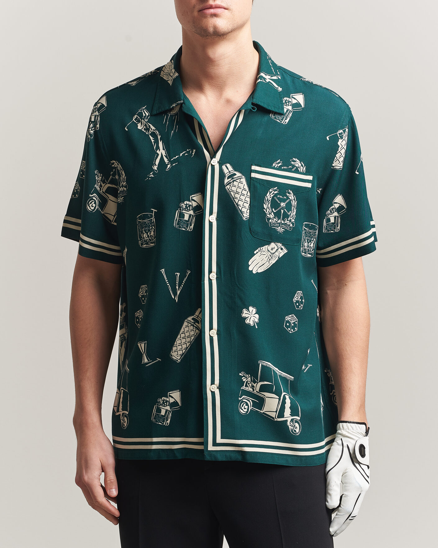 Uomini | Camicie | RLX Ralph Lauren | Short Sleeve Golf Shirt Par-Tee on the Greens