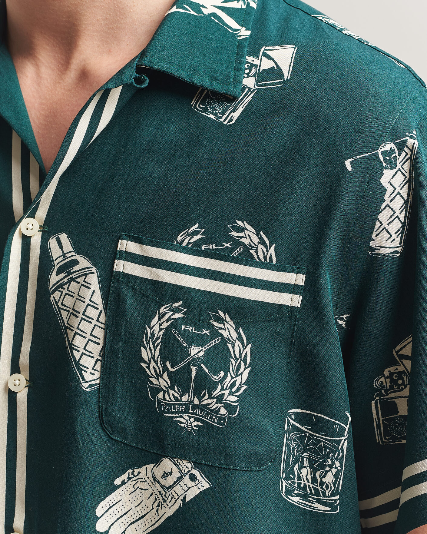 Uomini | Camicie | RLX Ralph Lauren | Short Sleeve Golf Shirt Par-Tee on the Greens