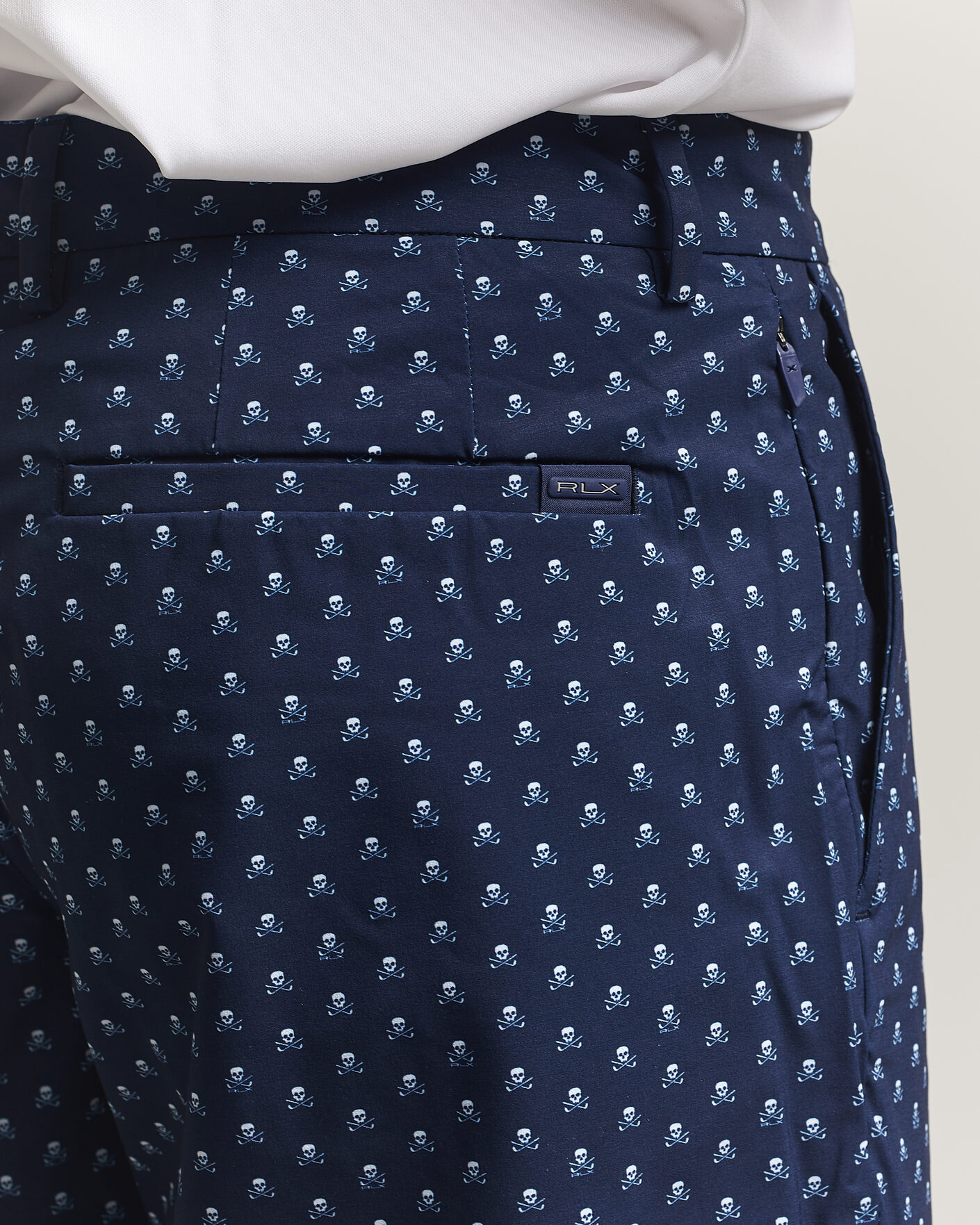 Uomini | Pantaloncini | RLX Ralph Lauren | Flat Front Printed Golf Shorts Skull and Cubs