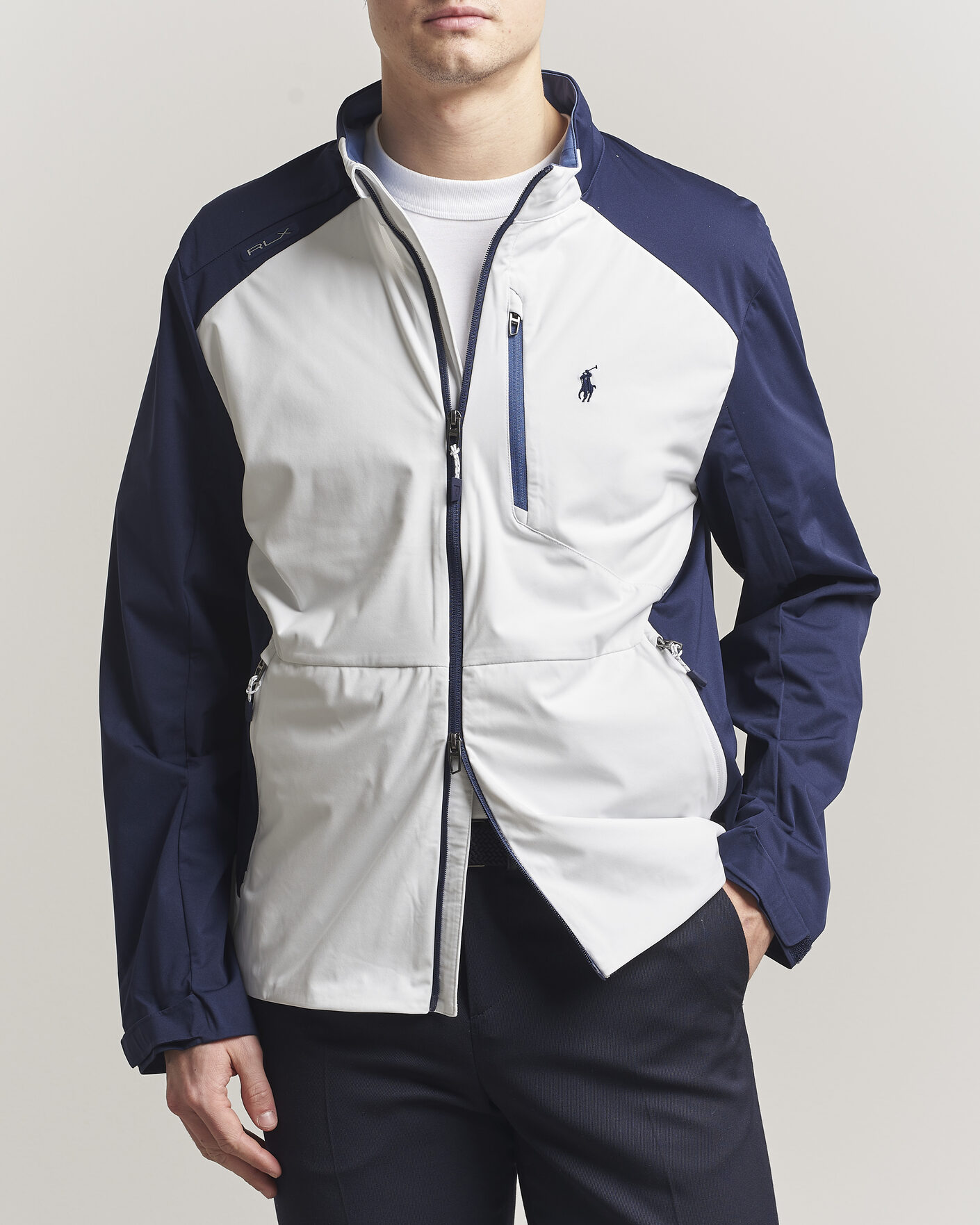 Uomini | Giacche | RLX Ralph Lauren | Lightweight Jacket Ceramic White/Refined Navy