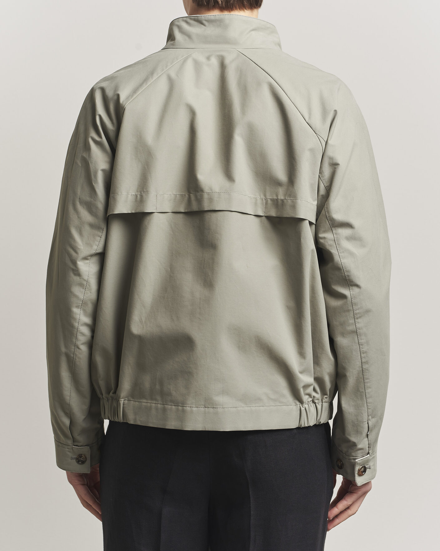 Uomini | Giacche | Brunello Cucinelli | Raglan Harrington Jacket Olive