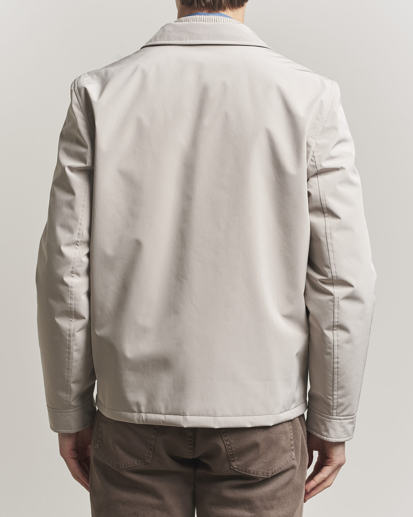 Uomini | Giacche | Brunello Cucinelli | Nylon Padded Jacket Beige