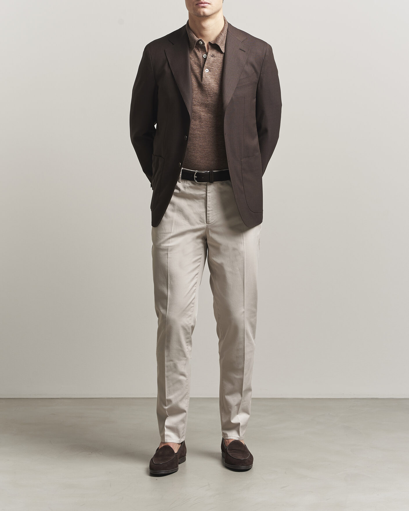 Uomini | Pantaloni | Brunello Cucinelli | Slim Fit Chinos Light Beige